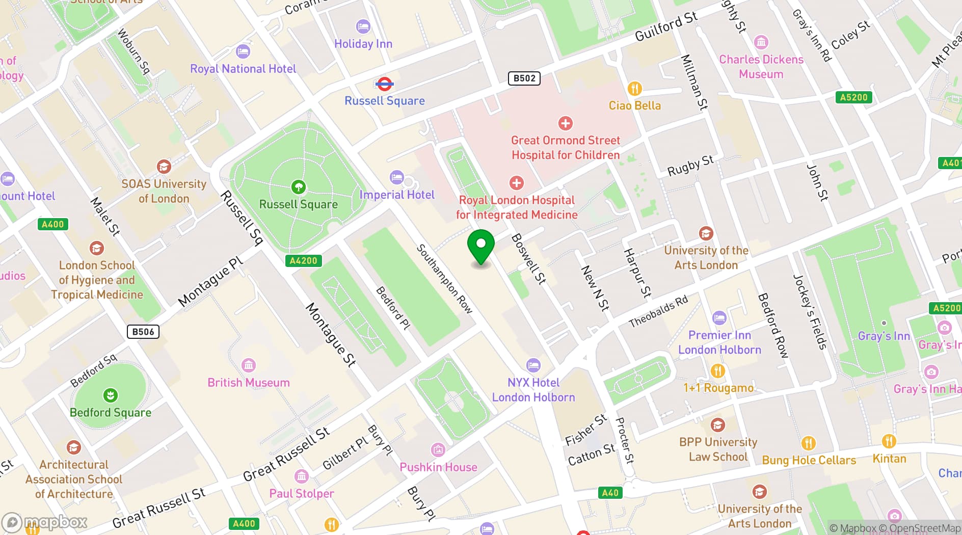 Map showing Consultridge
