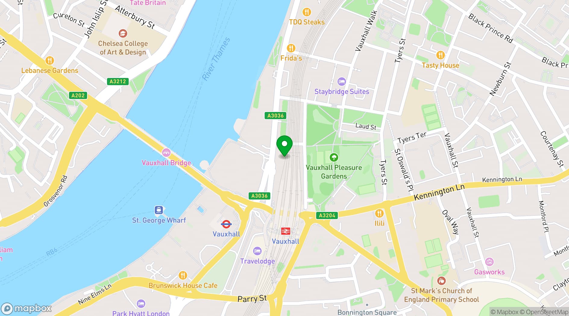 Map showing Metropolis London