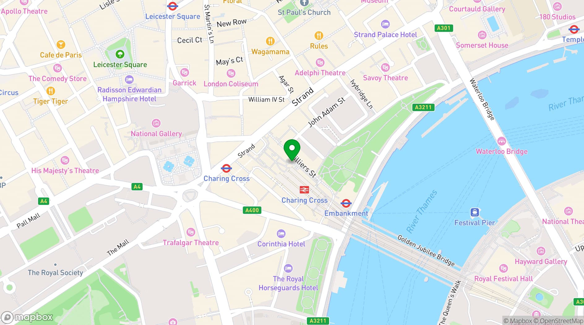 Map showing Heaven