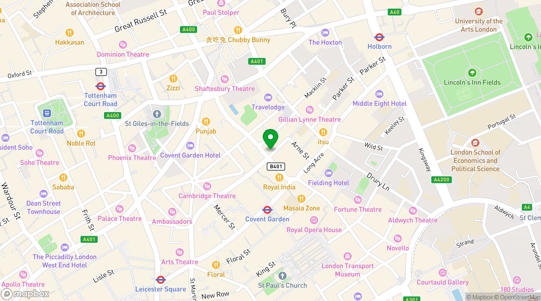 Map showing Little Kolkata 