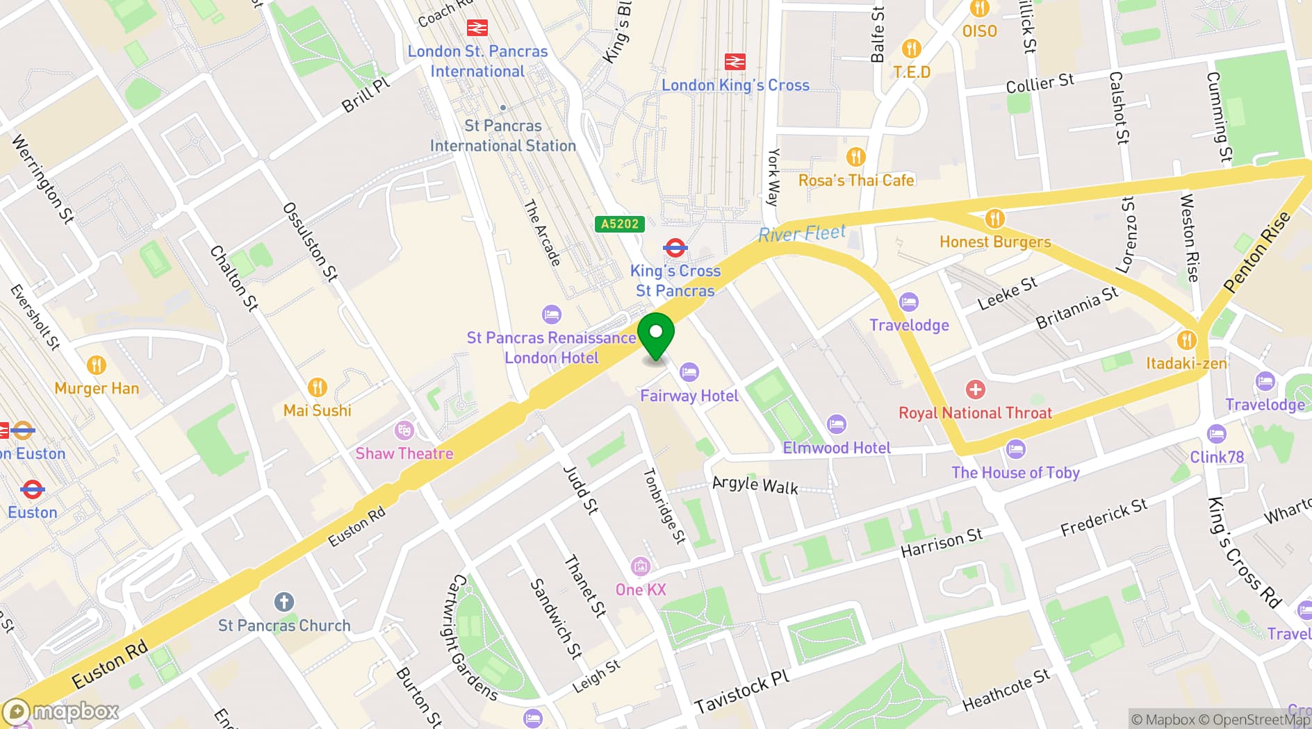 Map showing Decimo