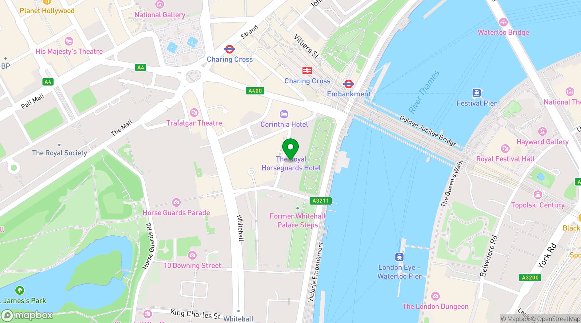 Map showing The Farmers Club