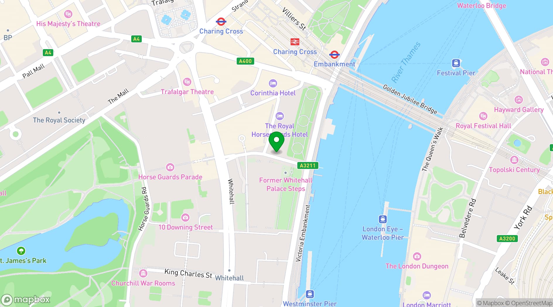 Map showing Huckletree- Public Hall
