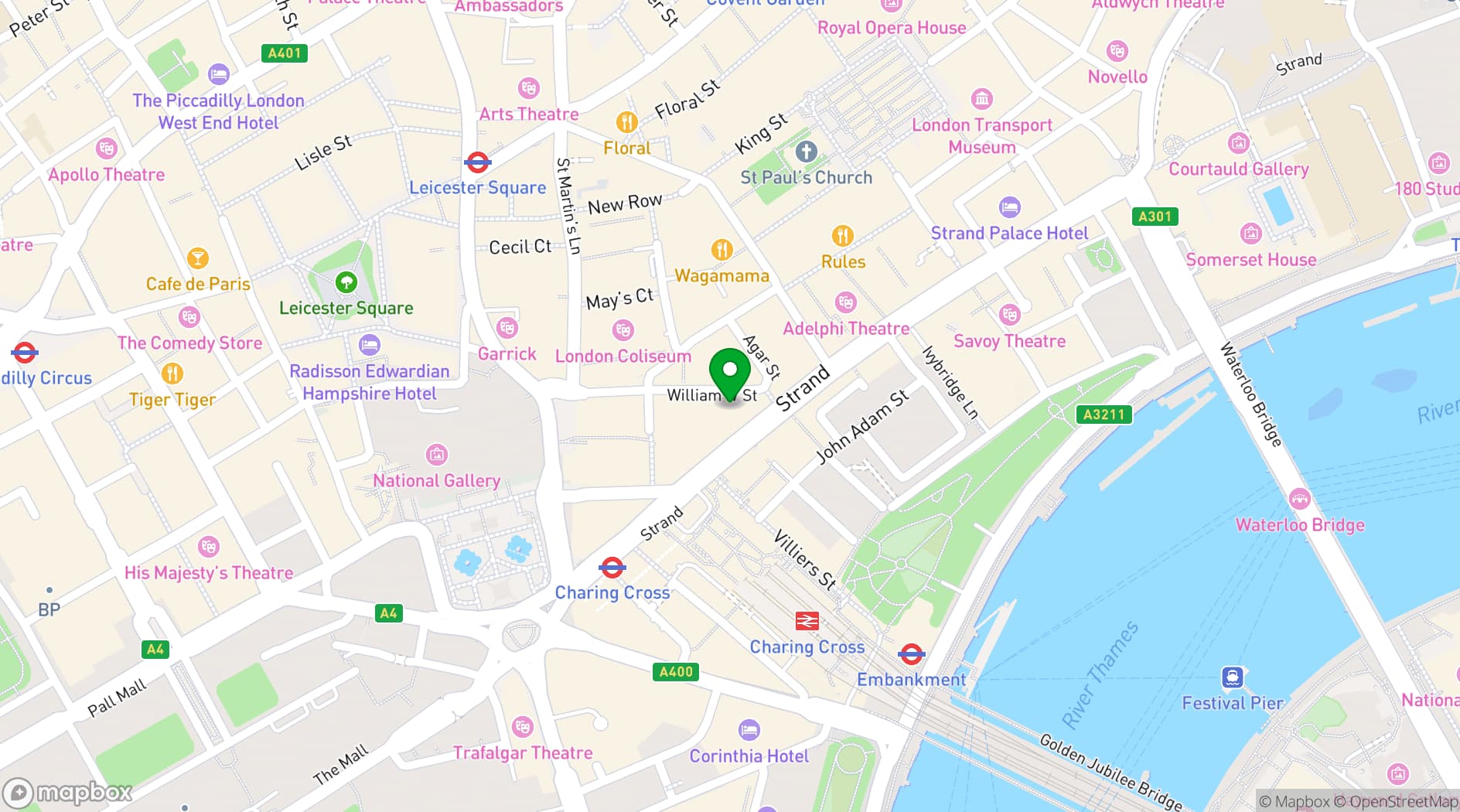 Map showing The Stranded
