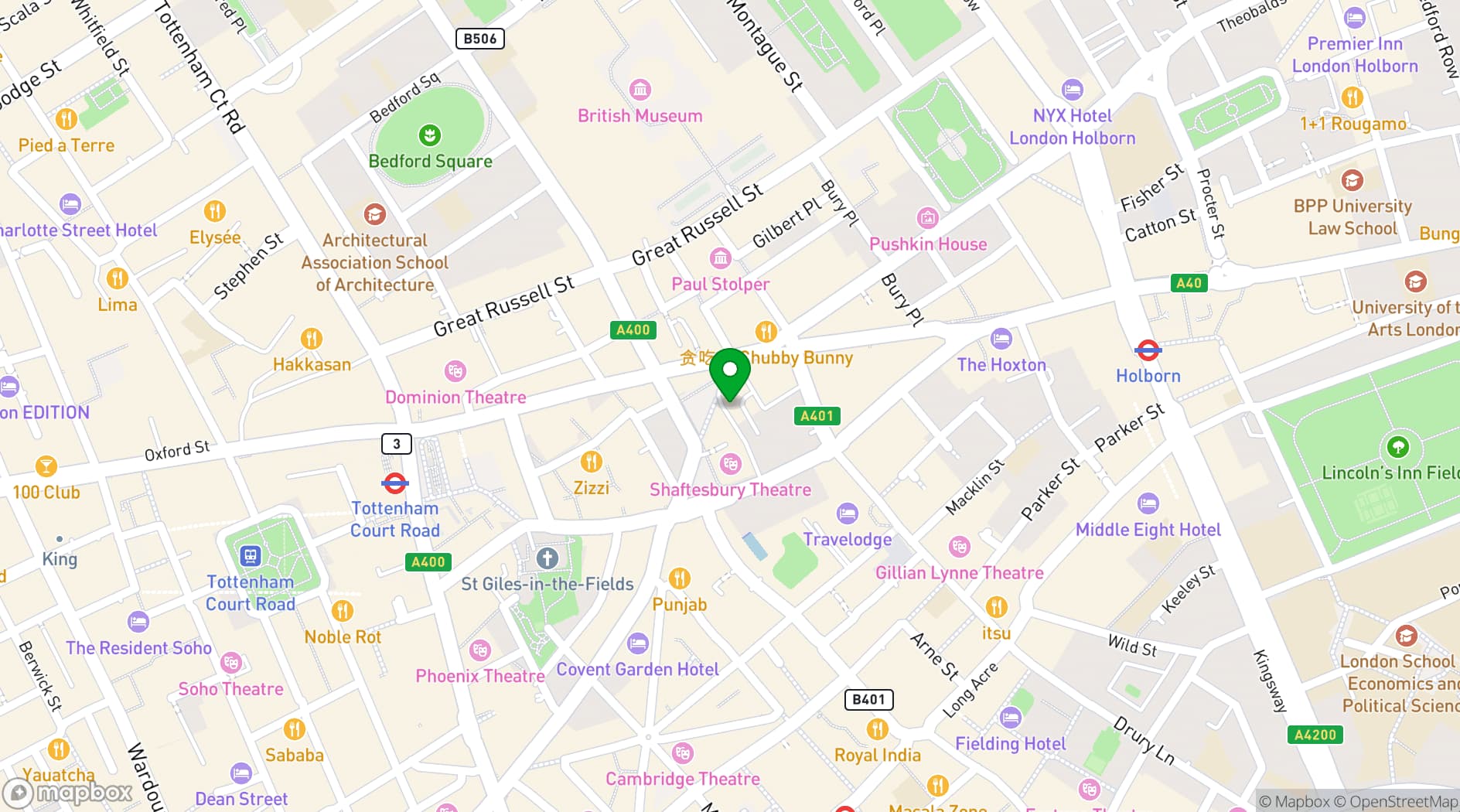 Map showing Icetank