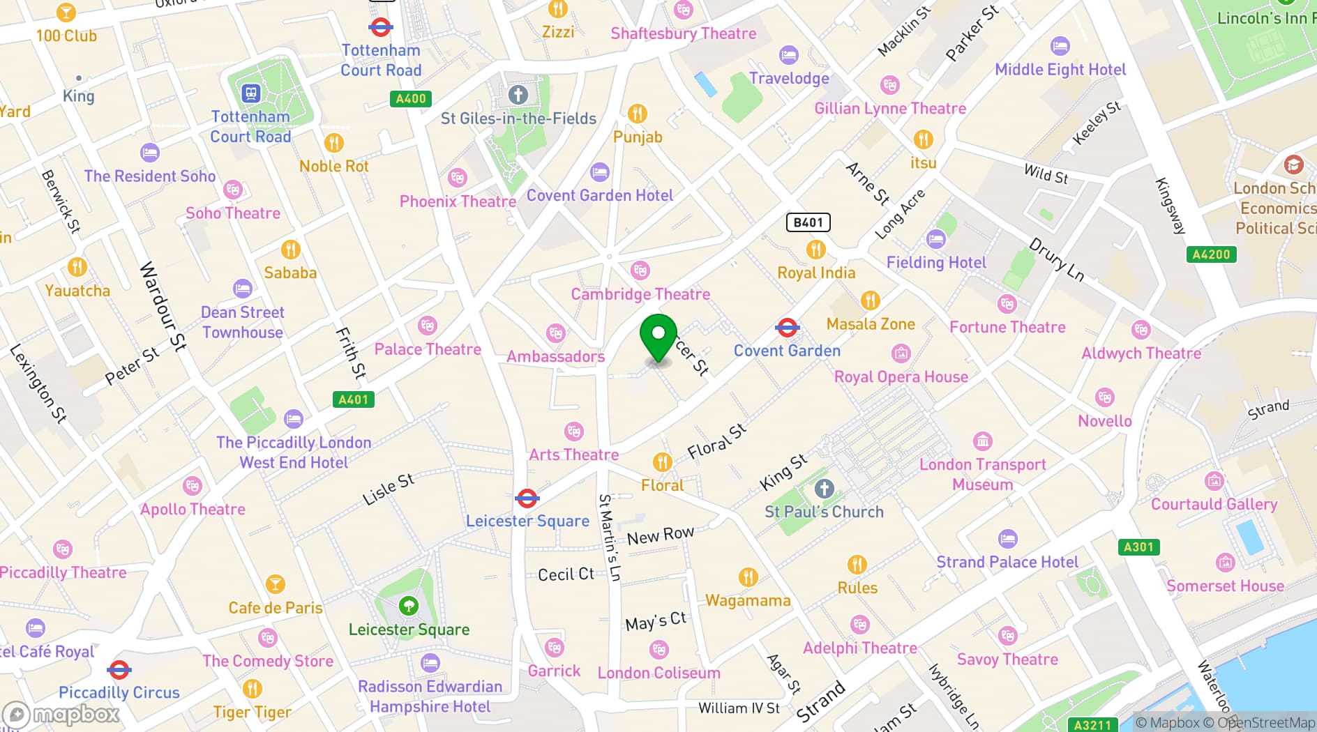 Map showing Ukiyo Hand Roll Bar