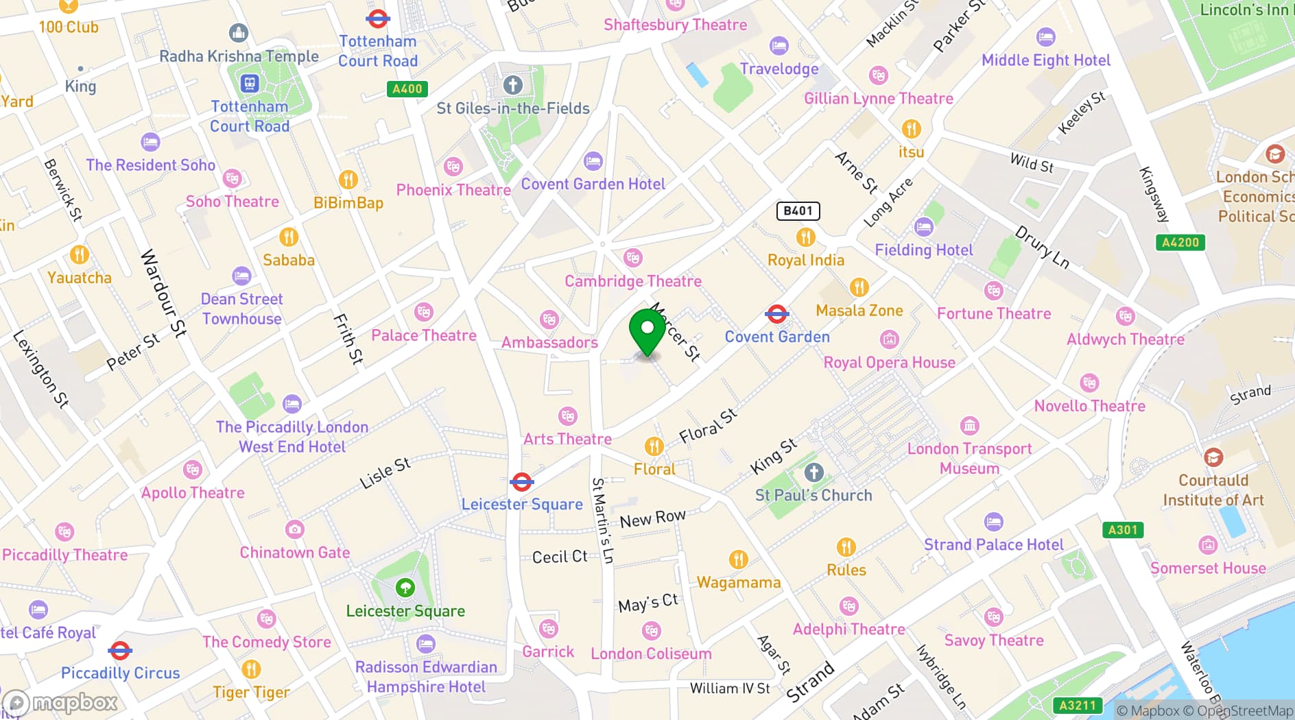 Map showing Oriole Bar