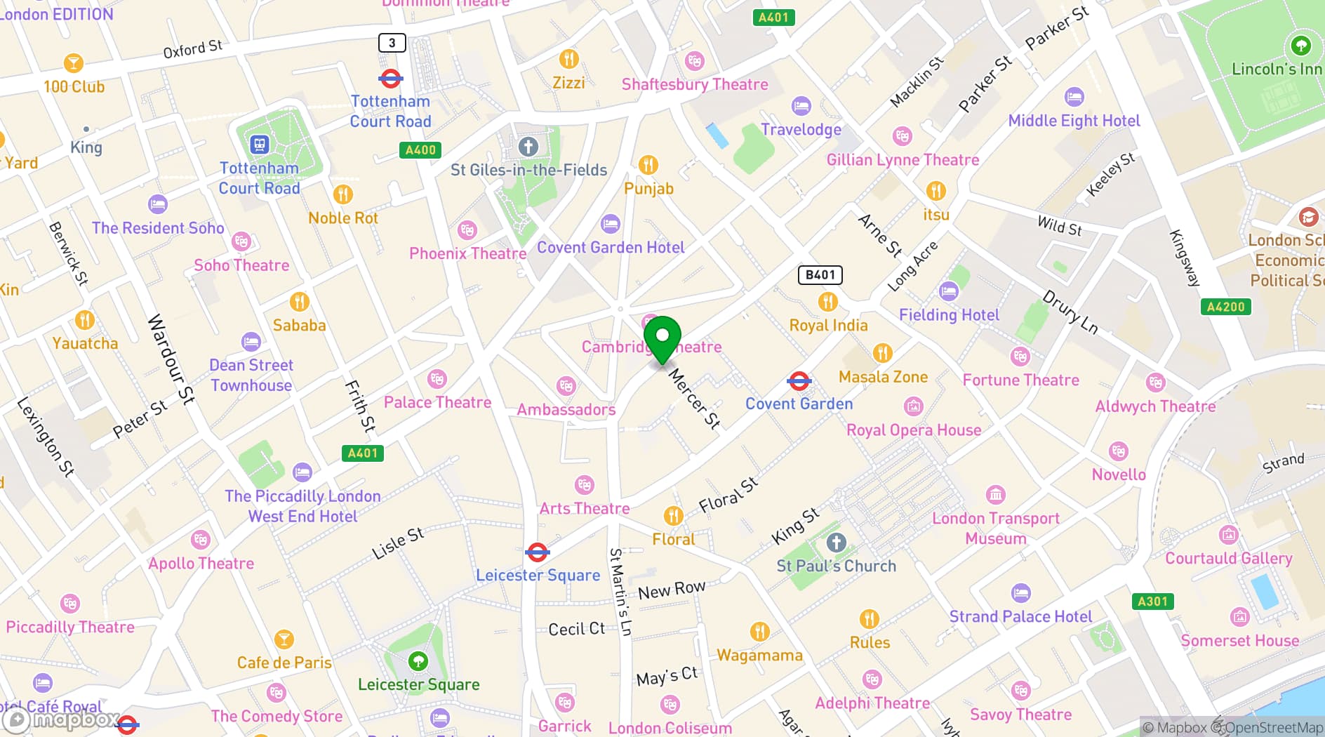 Map showing 1989 Clubhouse