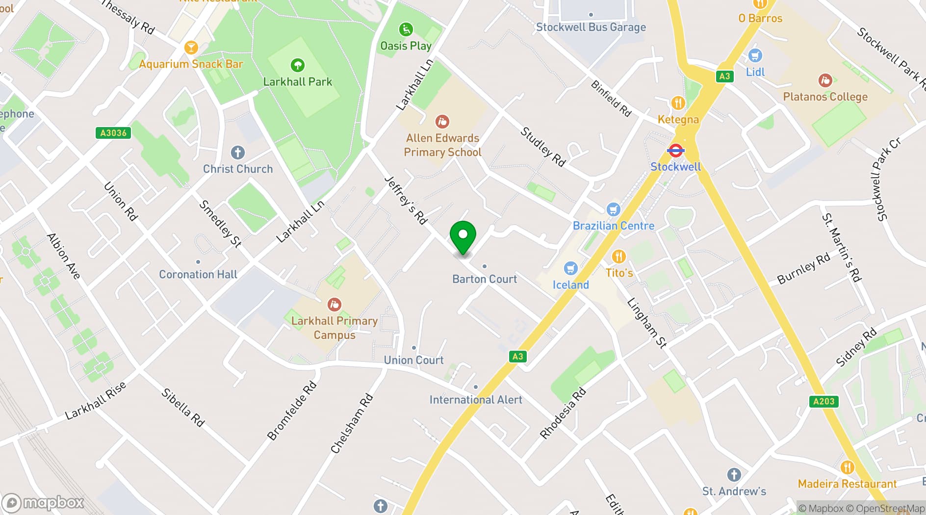 Map showing Art4Space Community Art Centre
