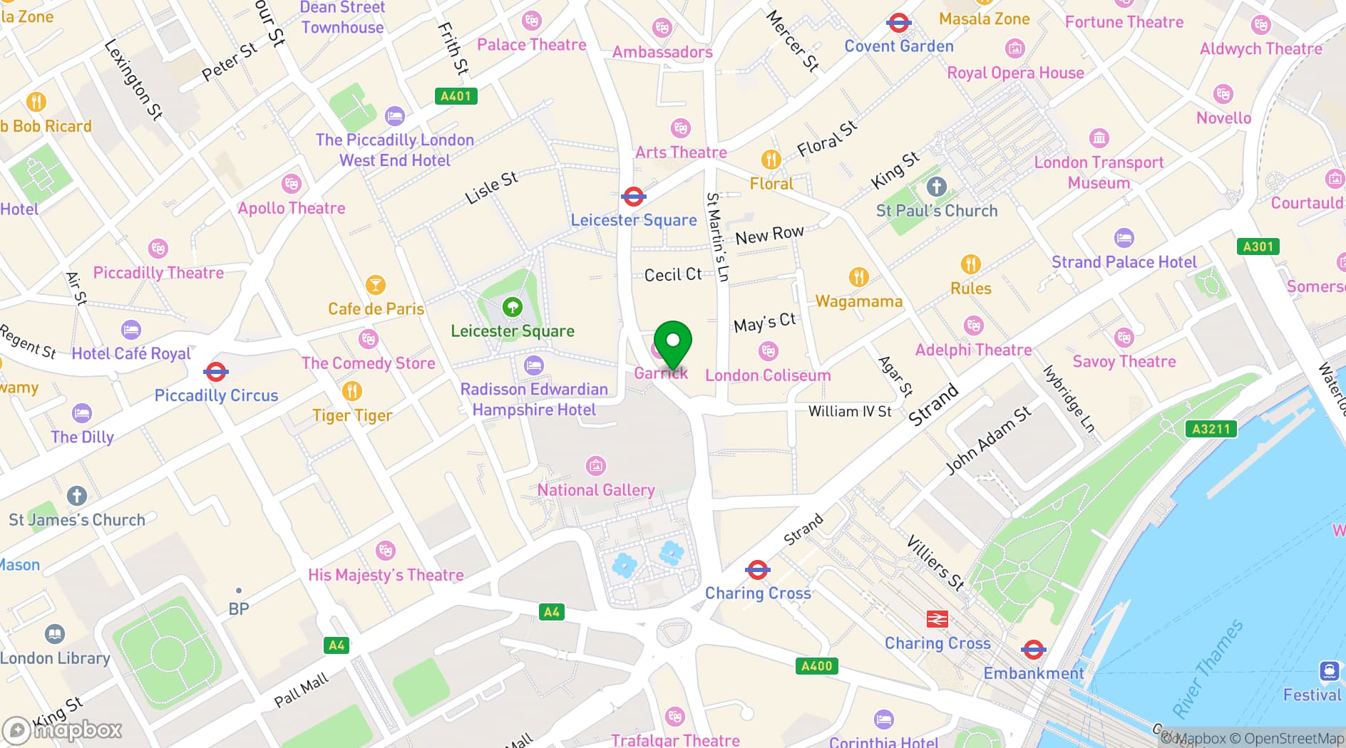 Map showing Arboretum