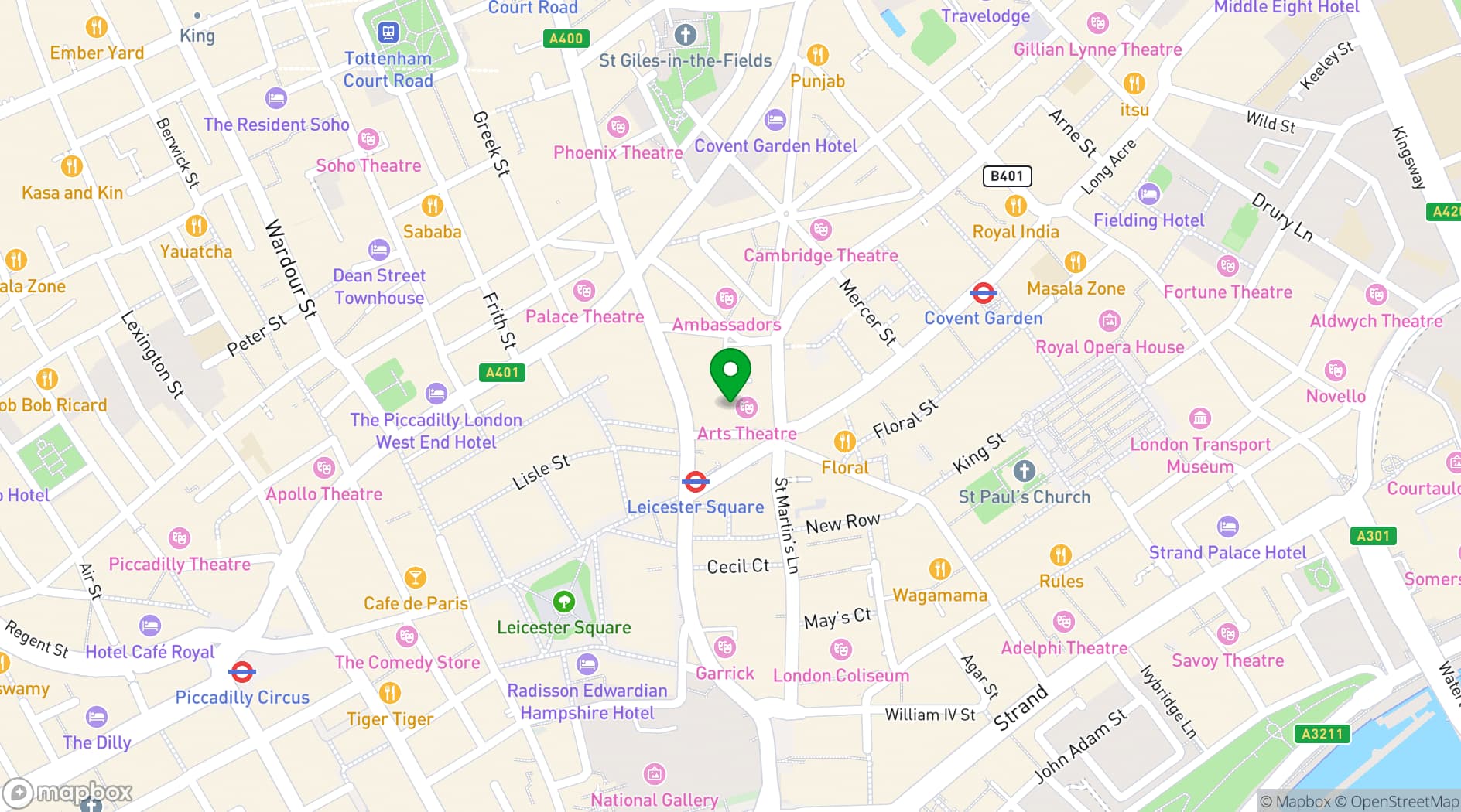Map showing Salvador & Amanda