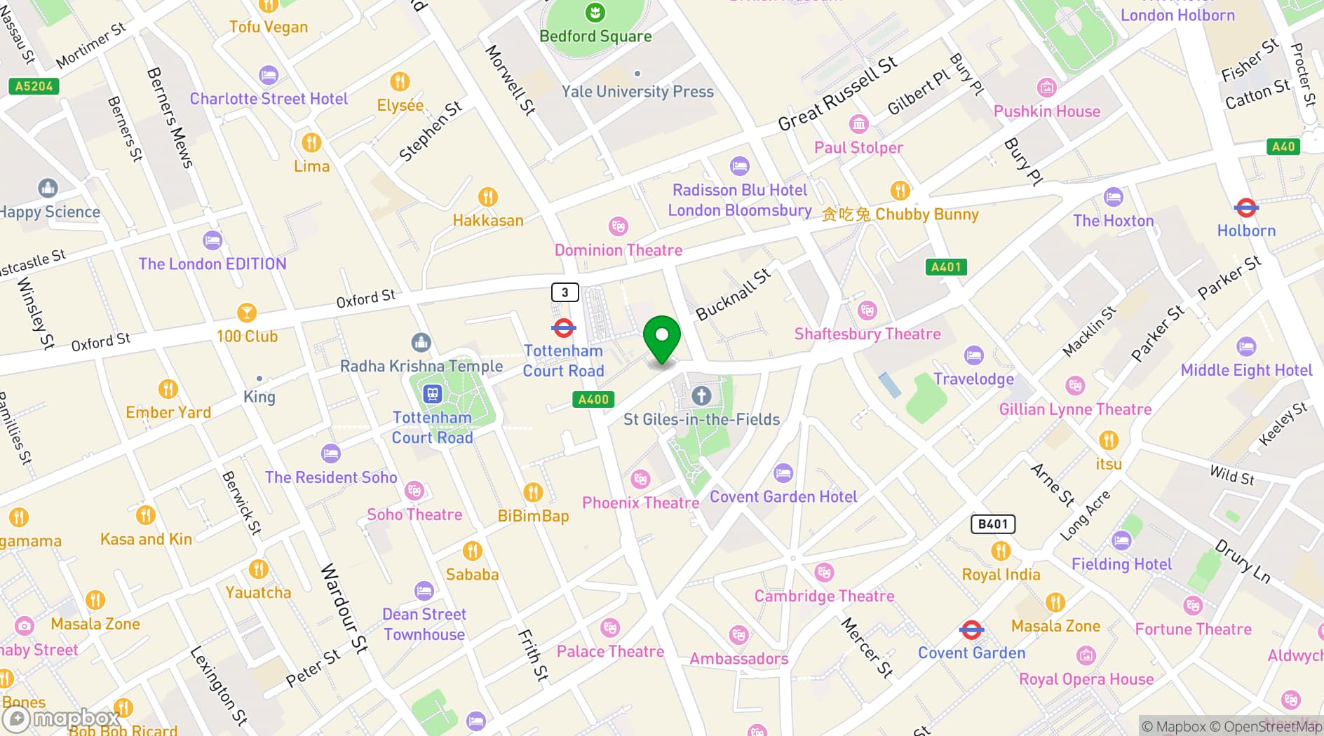 Map showing Sixty Ink