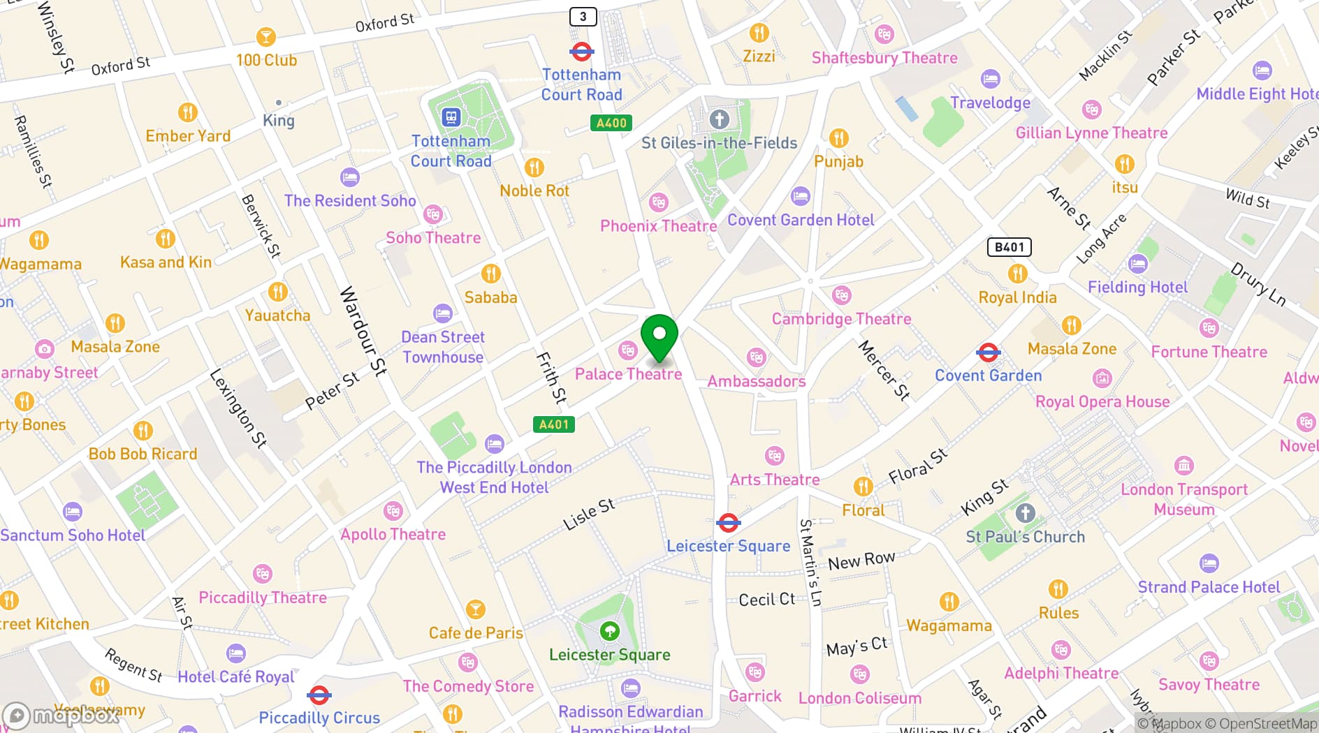 Map showing Stone Nest