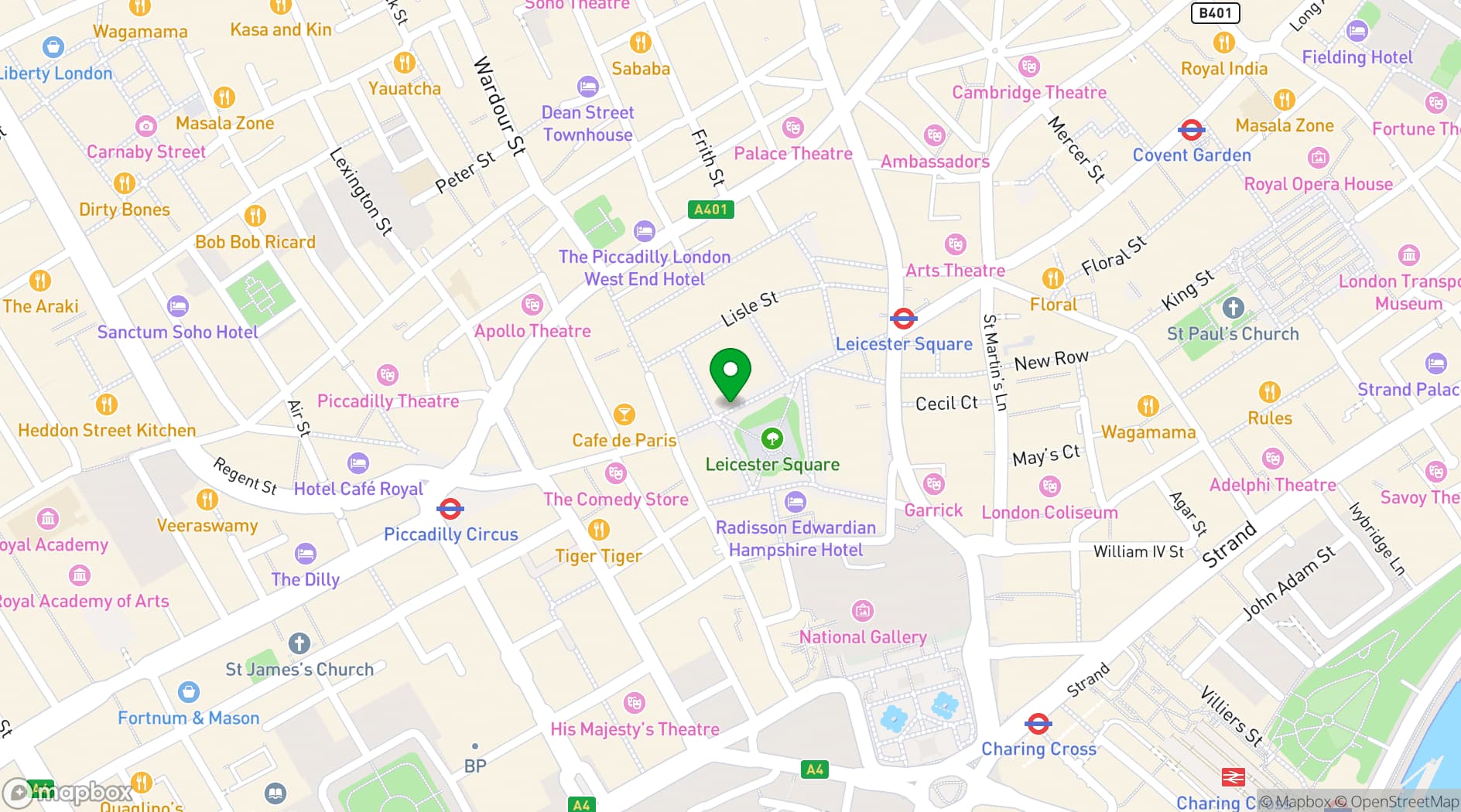 Map showing Rocket Room