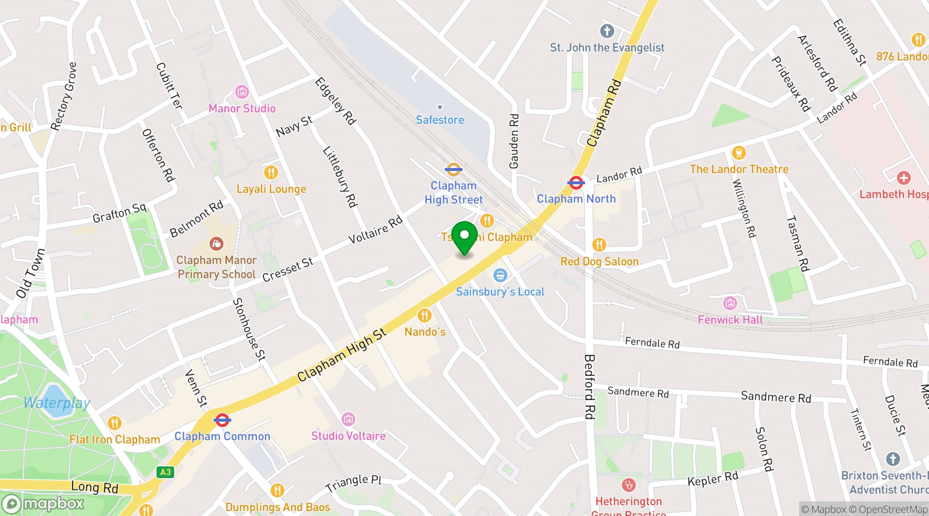 Map showing Afters