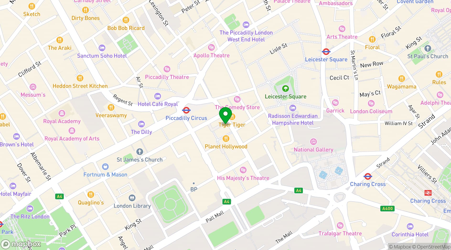 Map showing Fallow