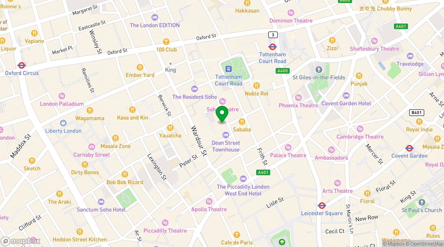 Map showing SALON64