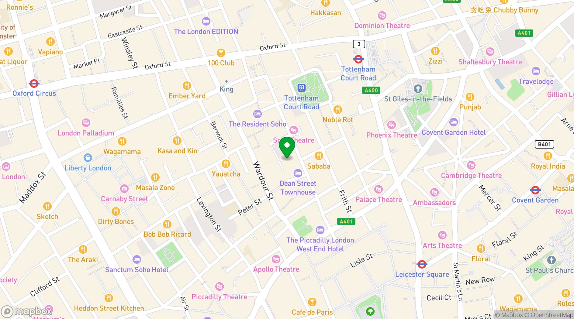 Map showing ALL IS JOY