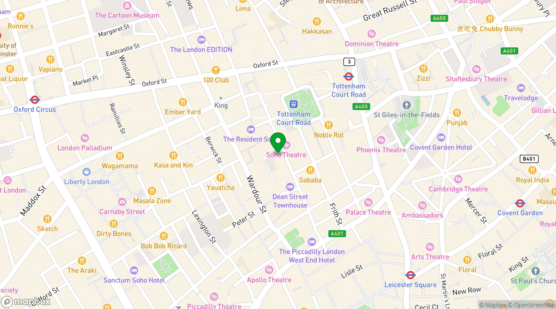 Map showing Pole Mission