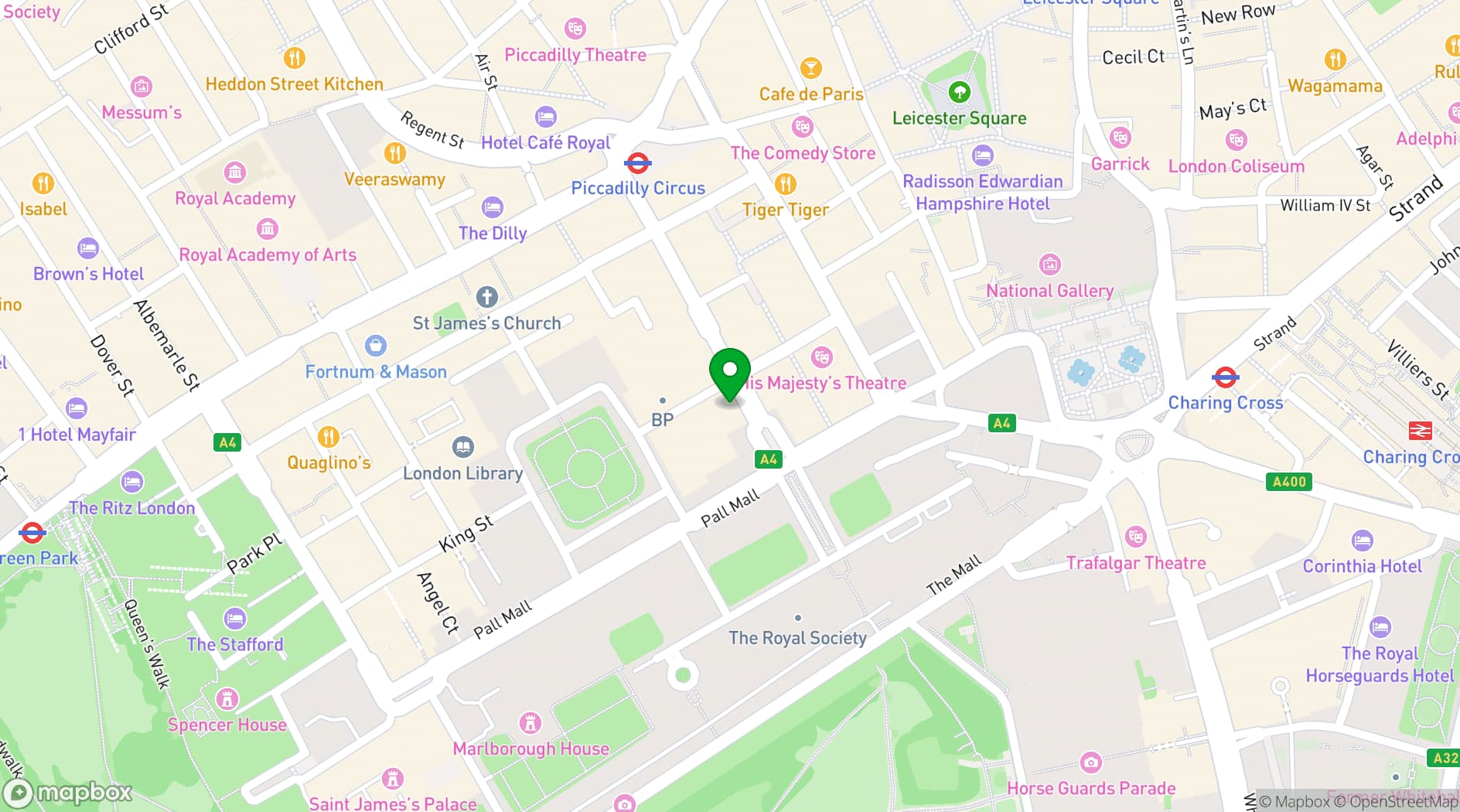 Map showing Jul's London