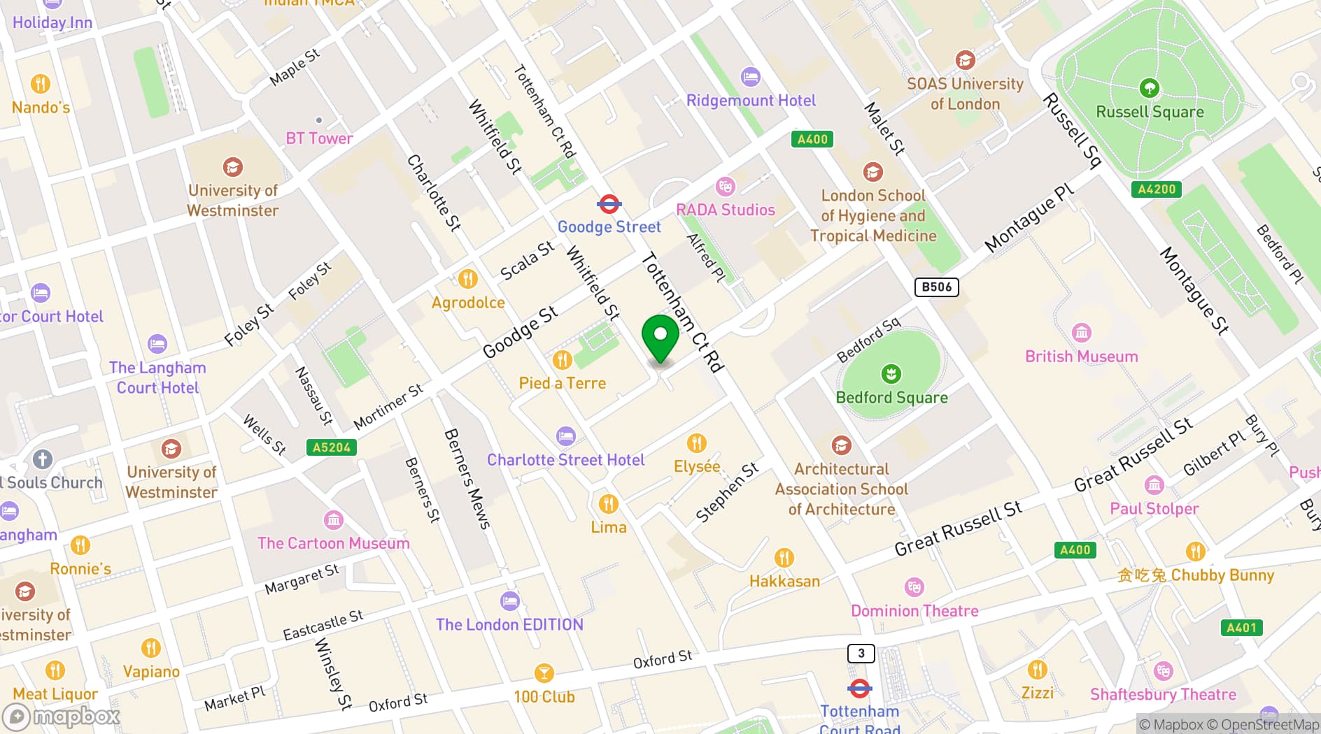 Map showing Pipeline