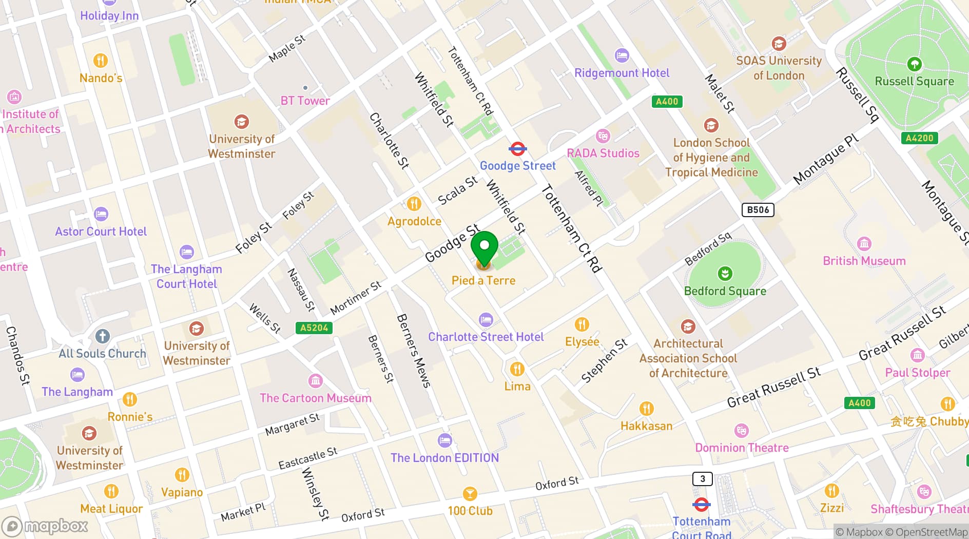 Map showing Luso