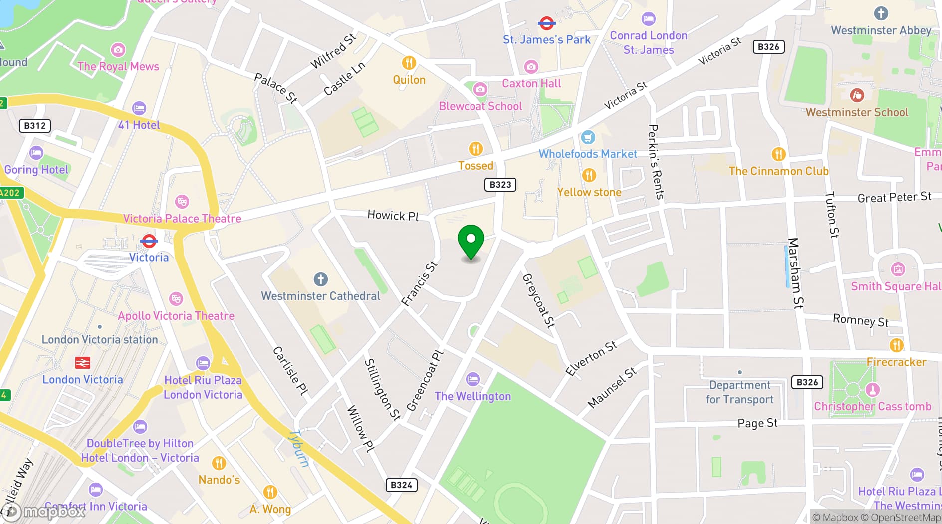 Map showing Fora