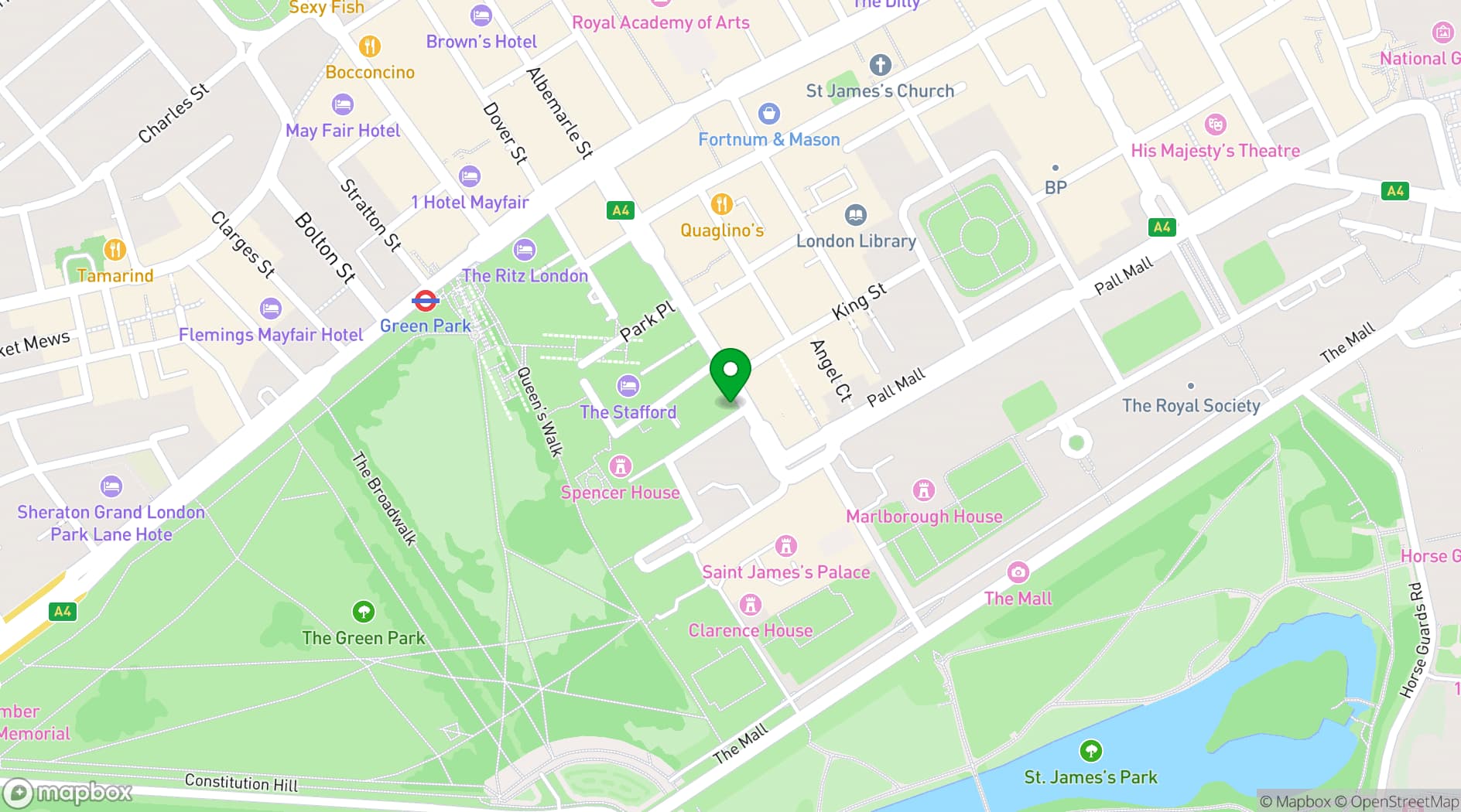 Map showing Chutney Mary