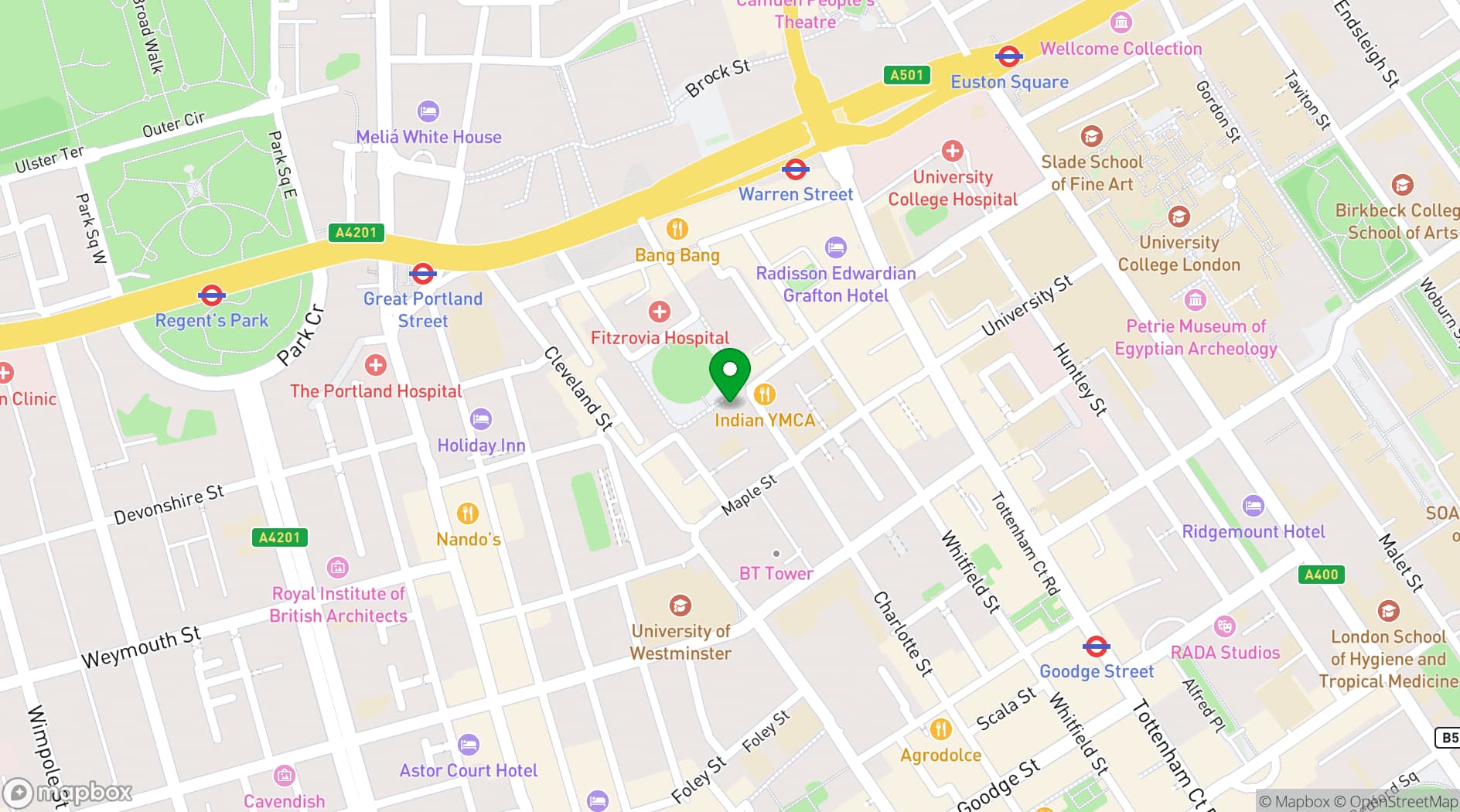 Map showing George House Business Centre 