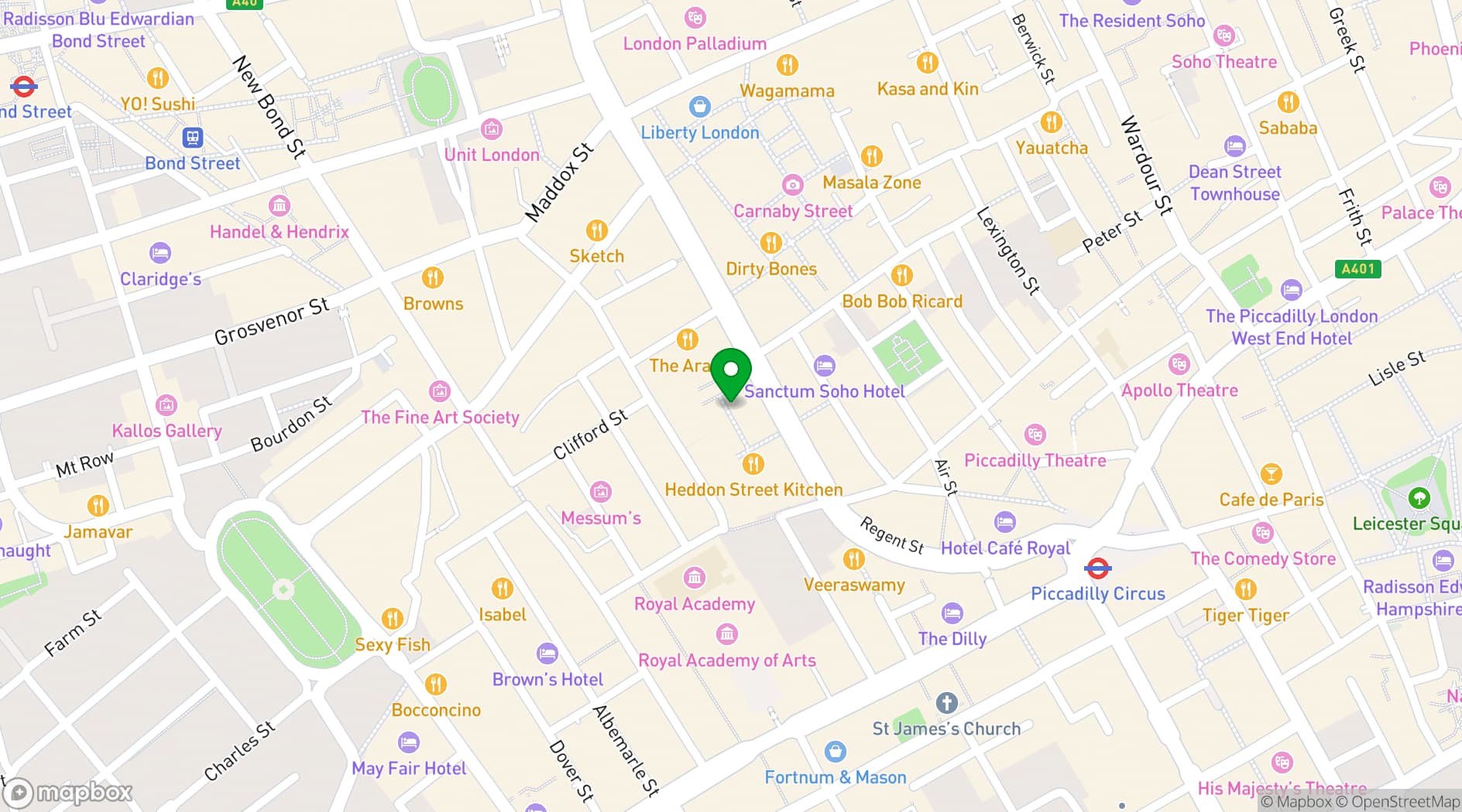 Map showing Fonda