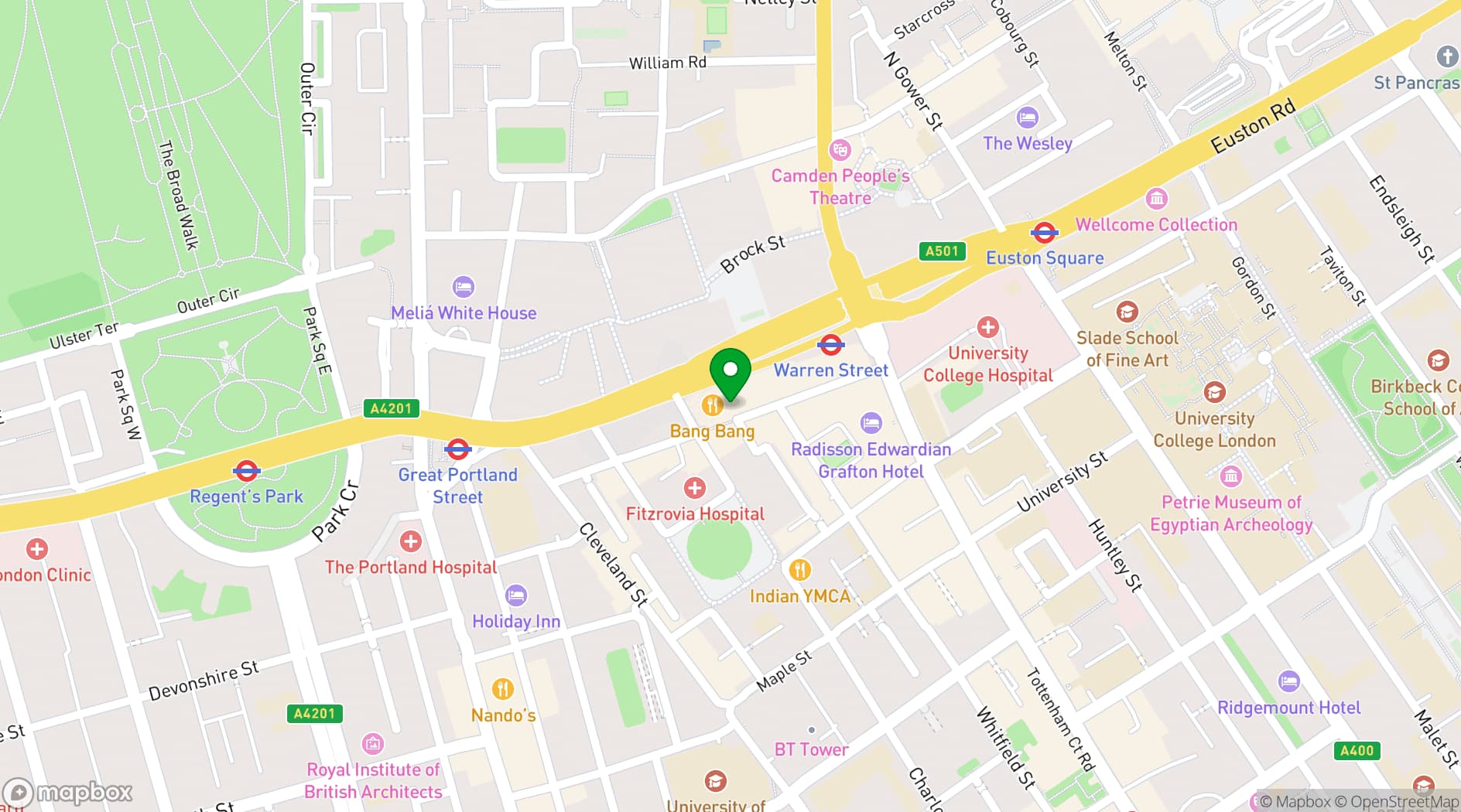 Map showing Joon Cafe