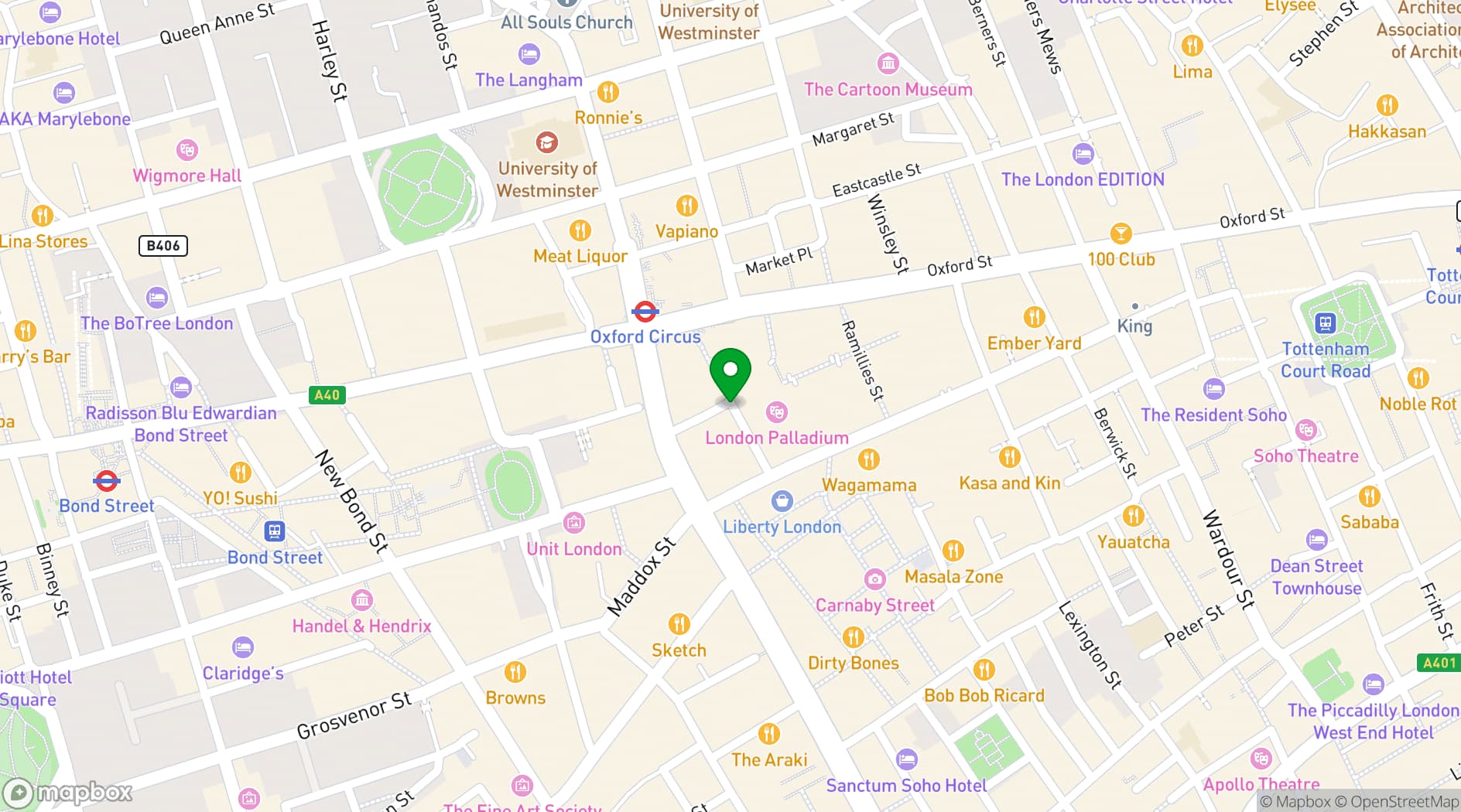 Map showing TOY ROOM