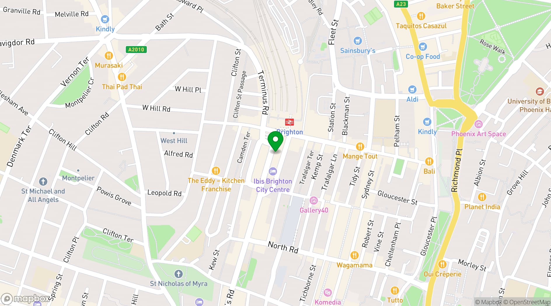 Map showing WRAP