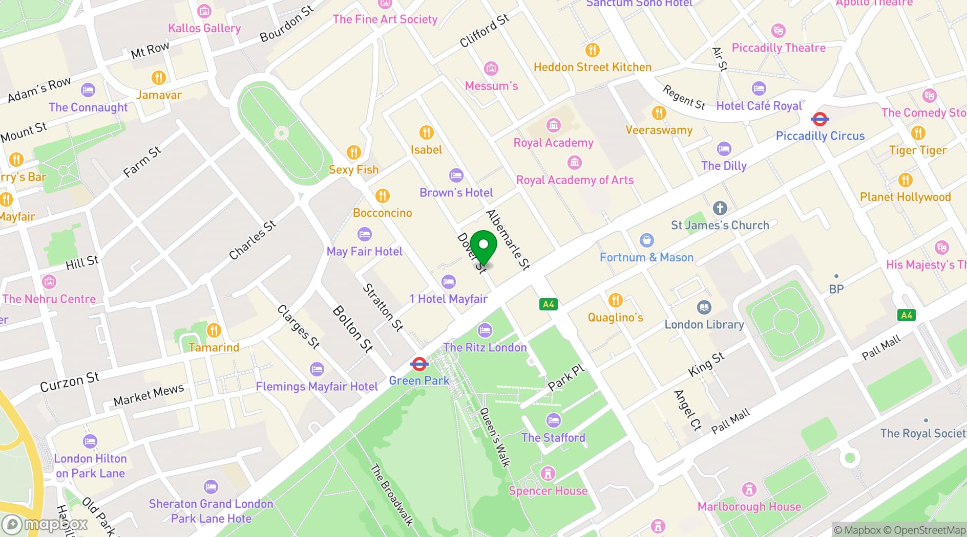 Map showing The NFT Gallery