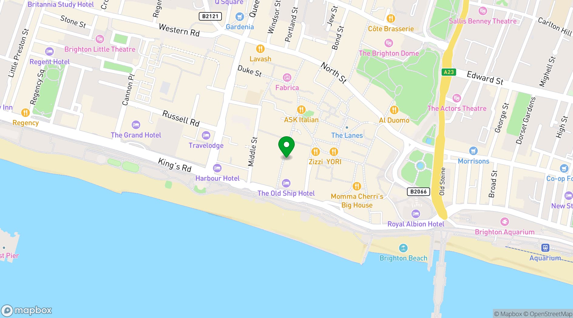Map showing The Walrus
