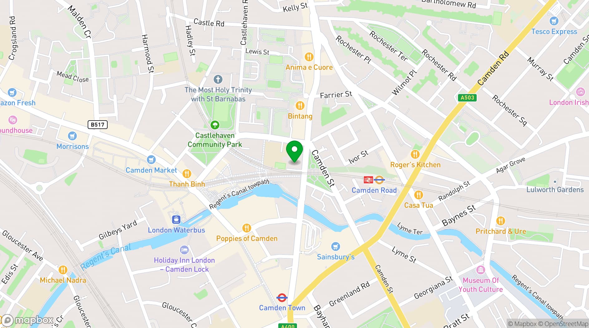 Map showing Self-Retreat Studio
