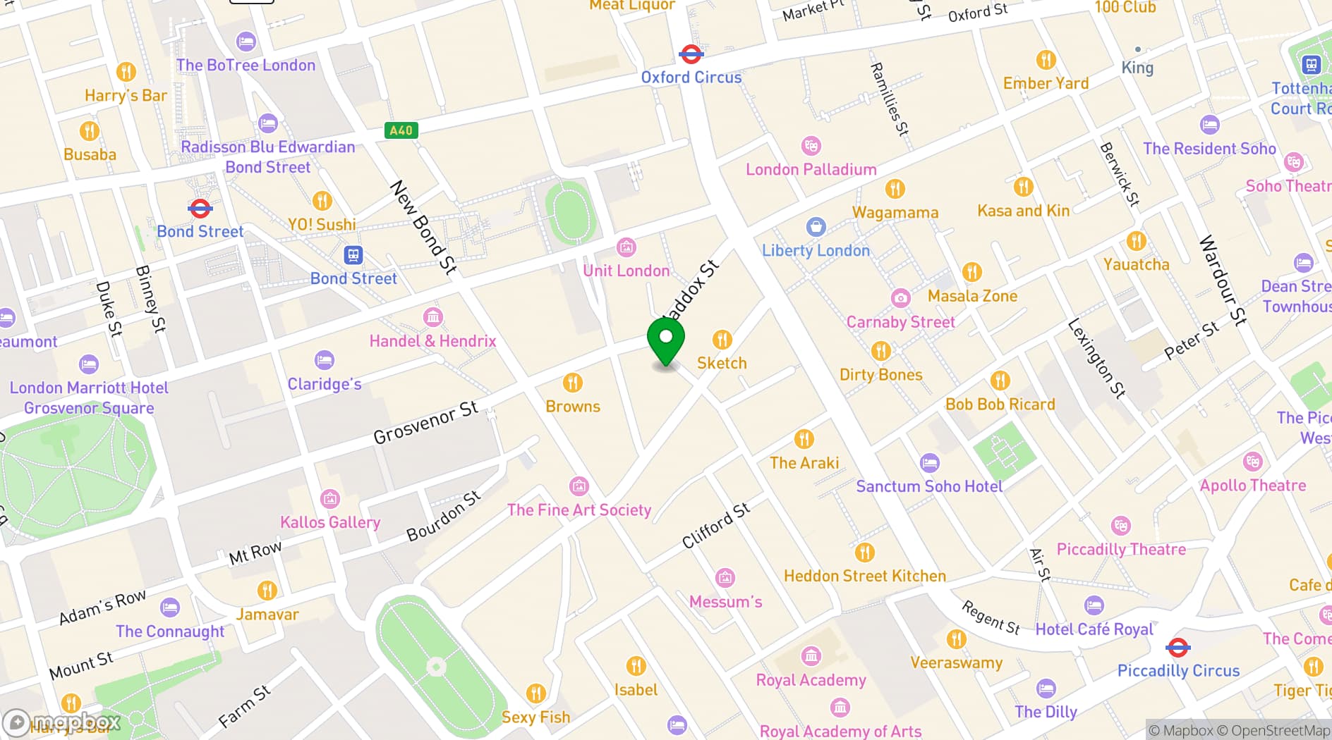 Map showing Black Roe 