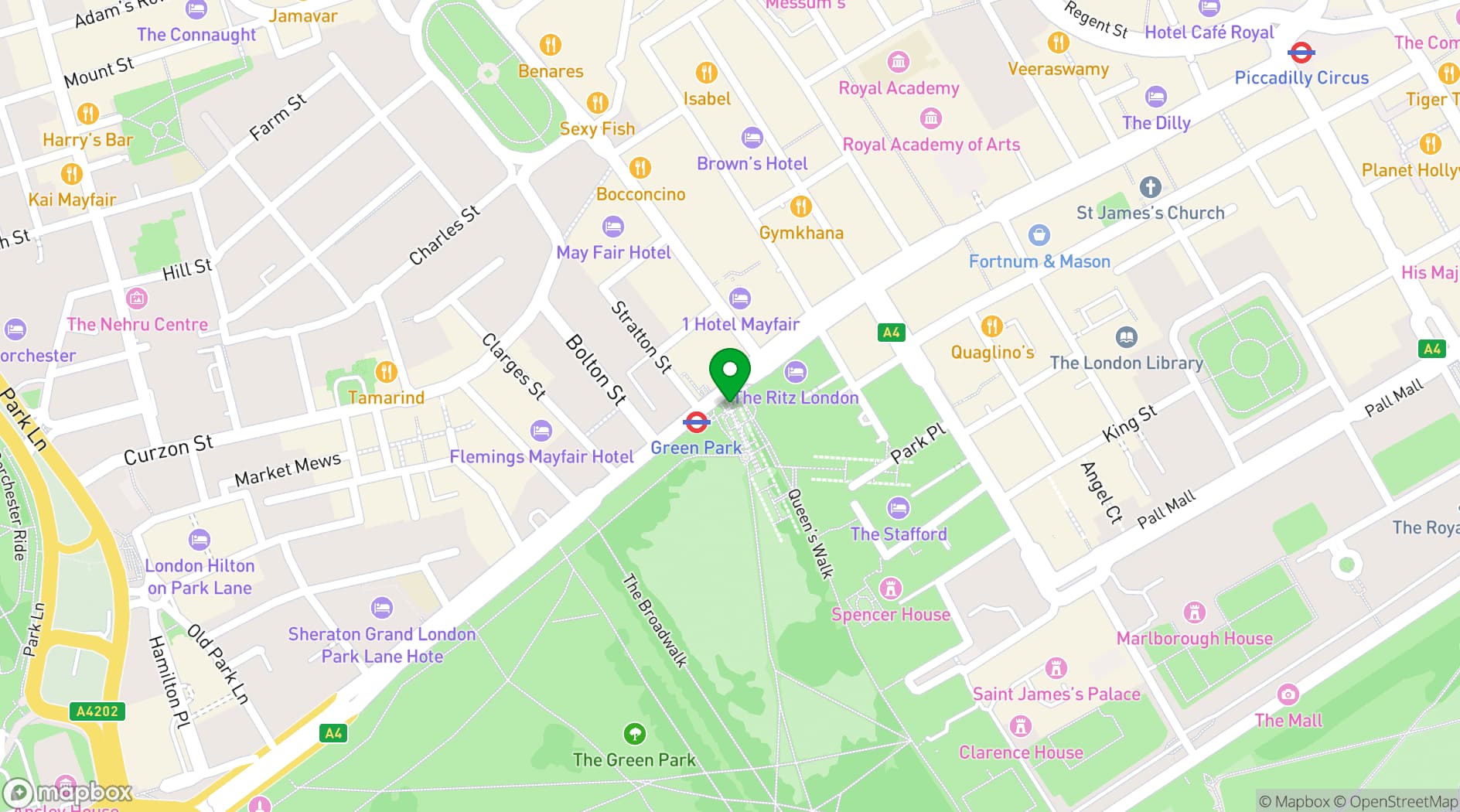 Map showing Le Grand Bus