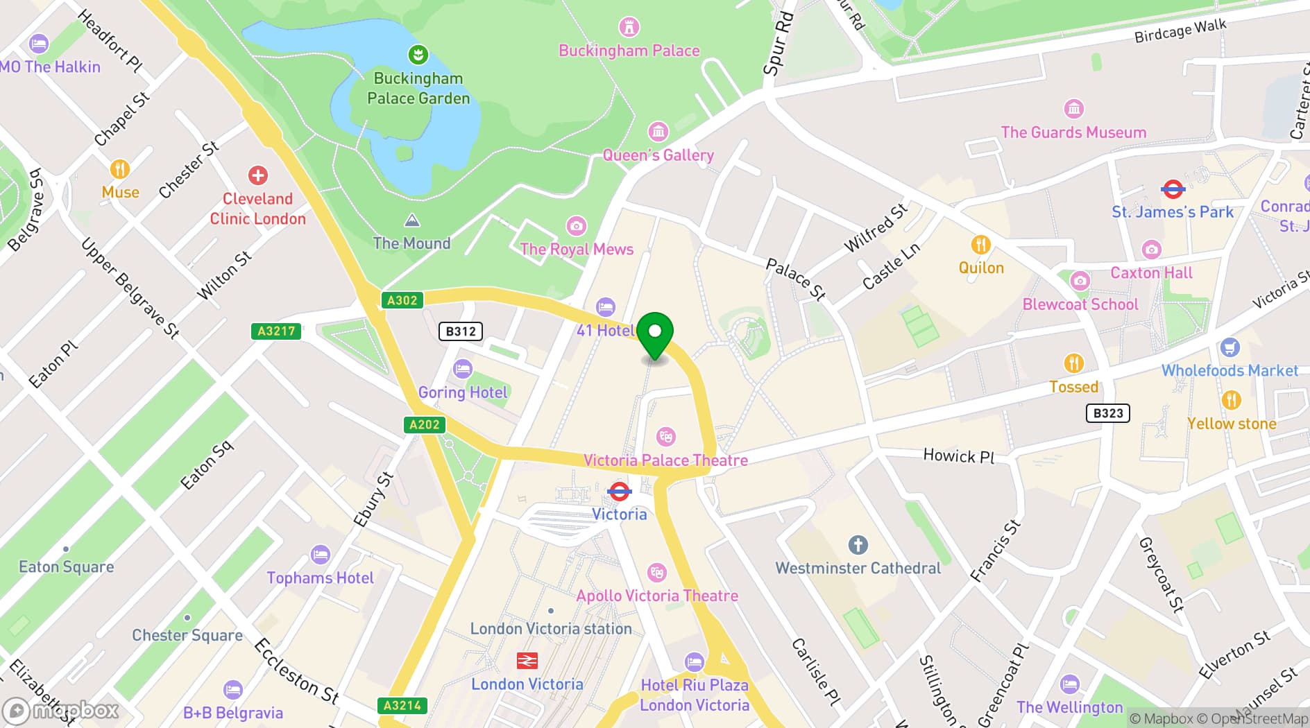 Map showing Nova North