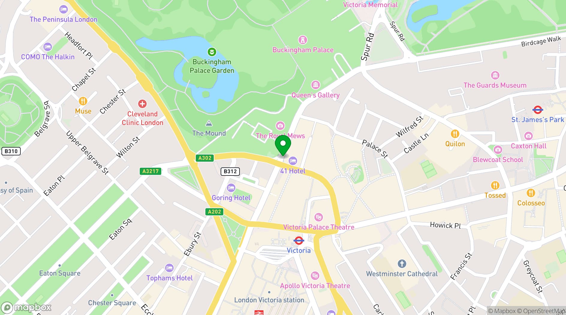 Map showing bbar