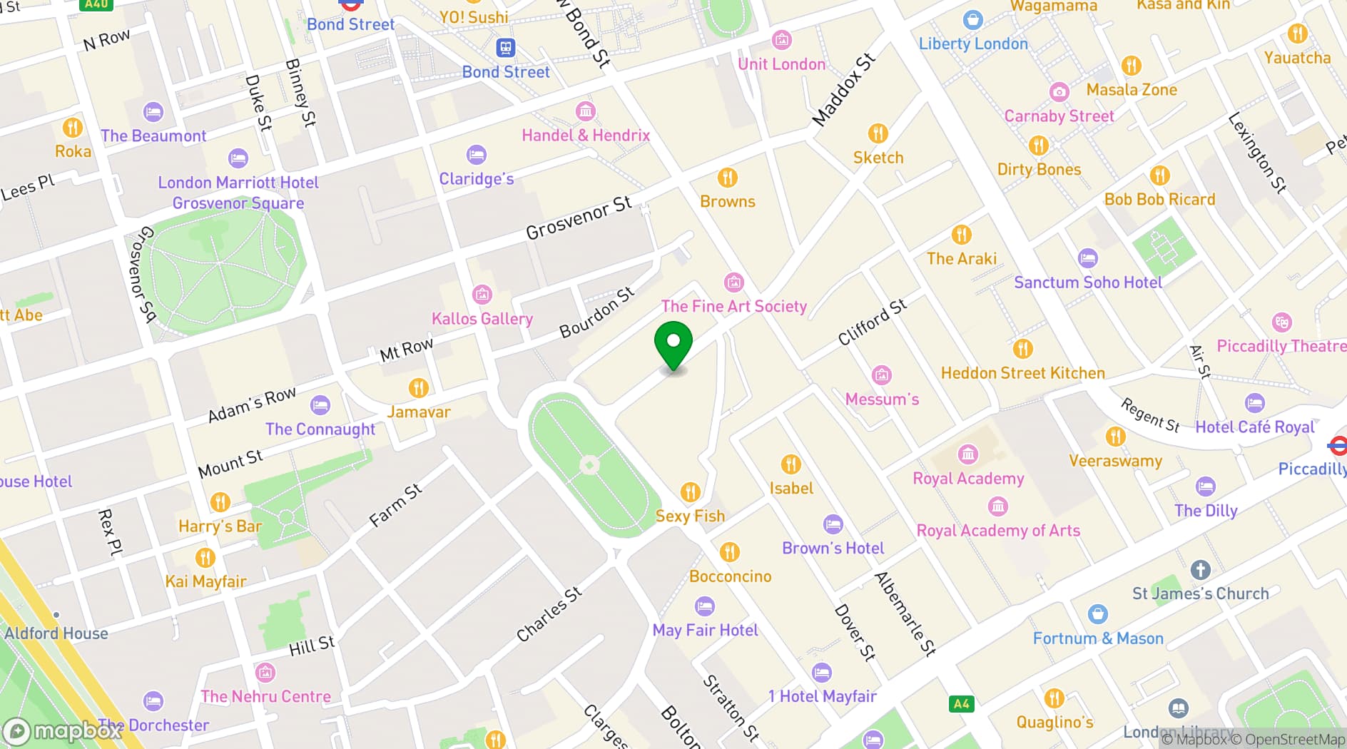 Map showing Lilibet's