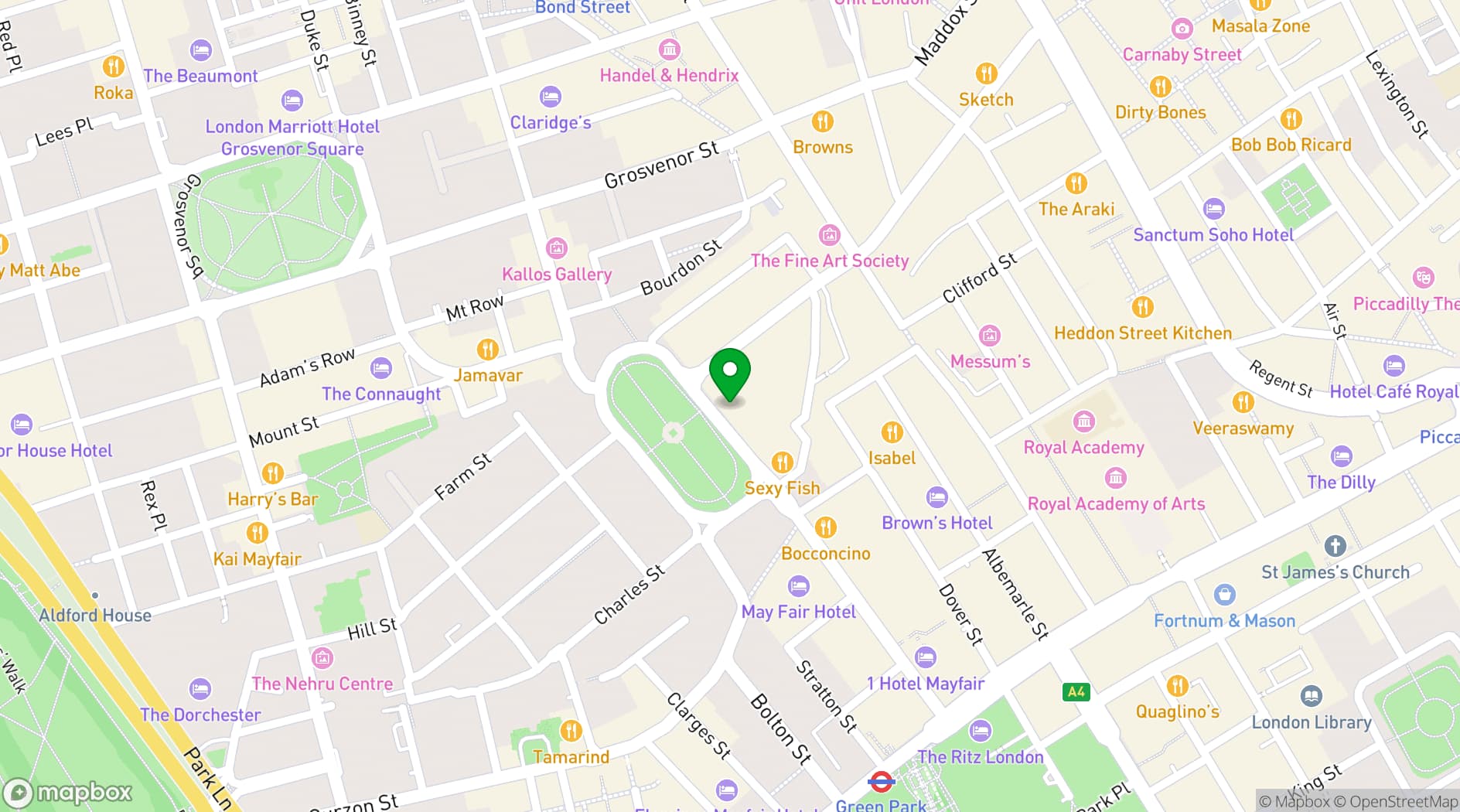 Map showing Benares