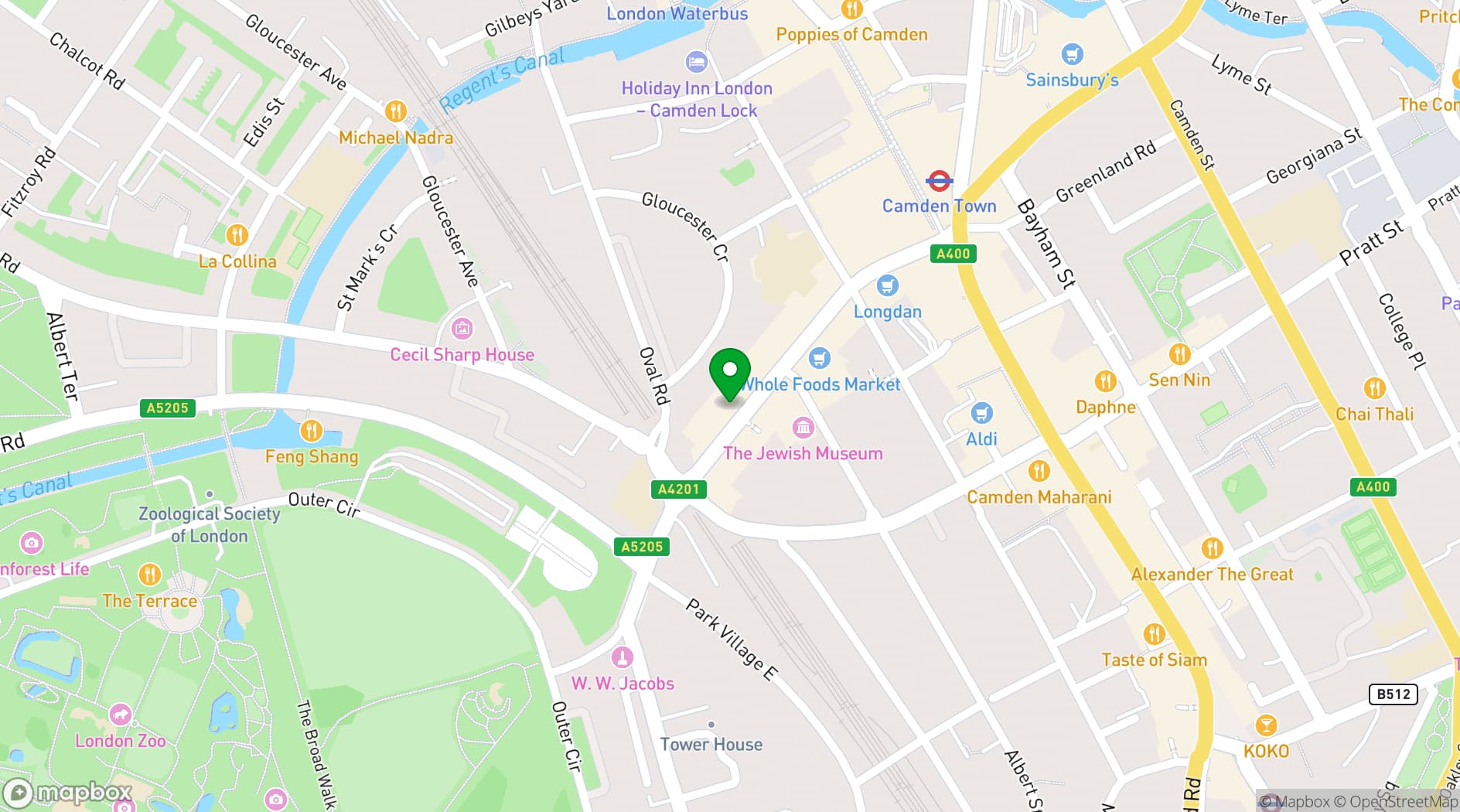 Map showing The Dublin Castle
