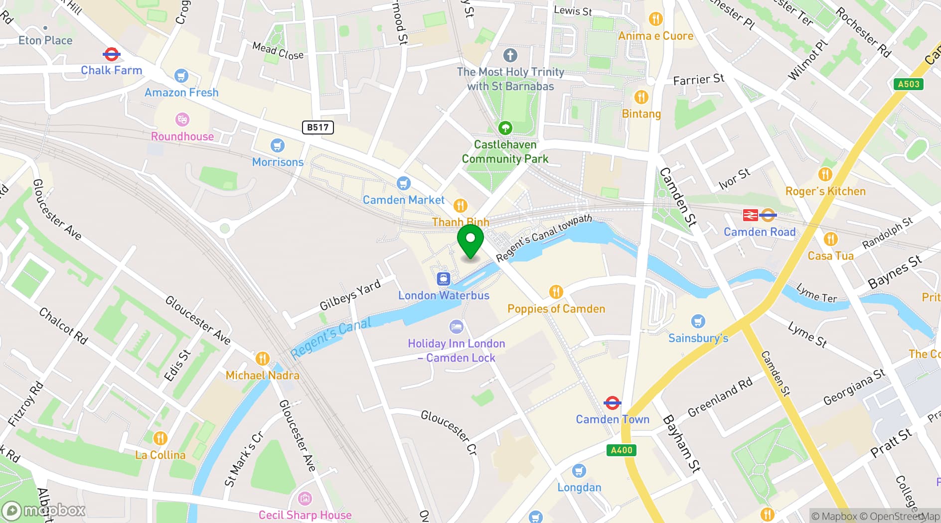 Map showing The T.E Dingwall Building
