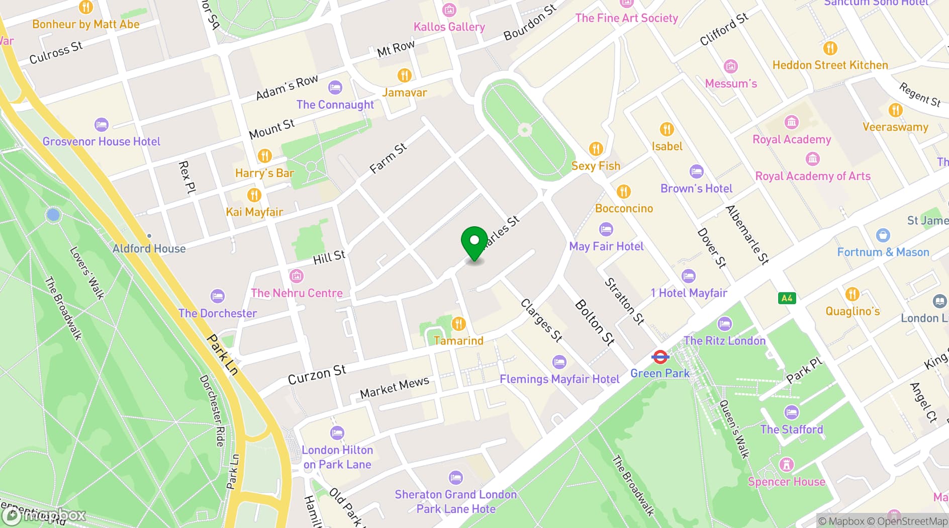 Map showing Dartmouth House