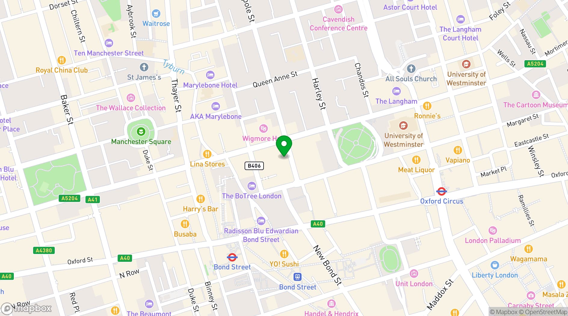 Map showing Liberty House