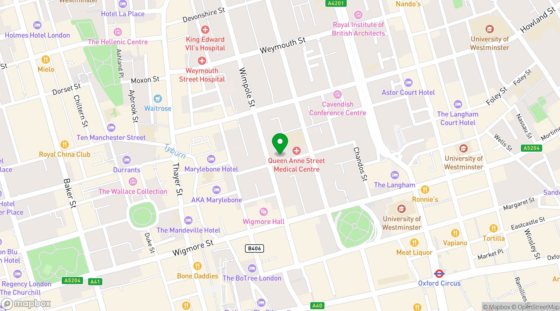 Map showing Elmtree by Spacemade