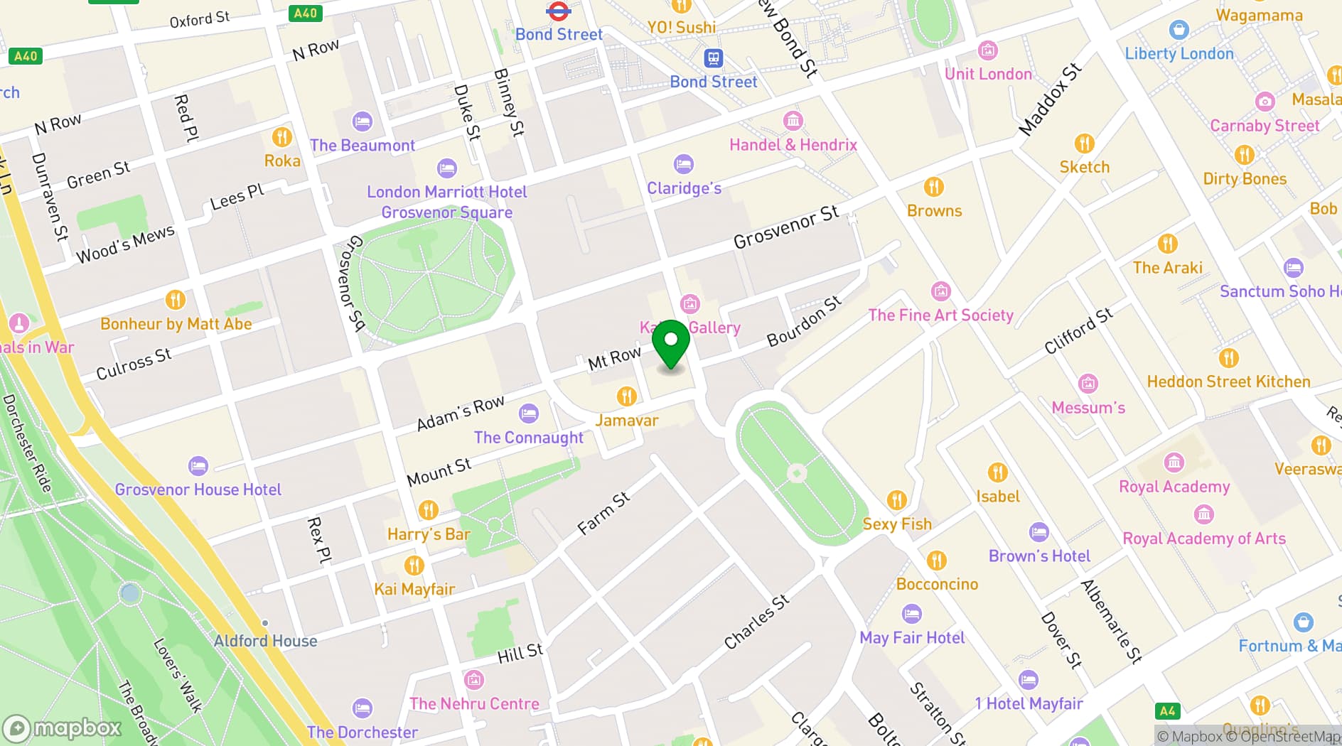 Map showing Bacchanalia