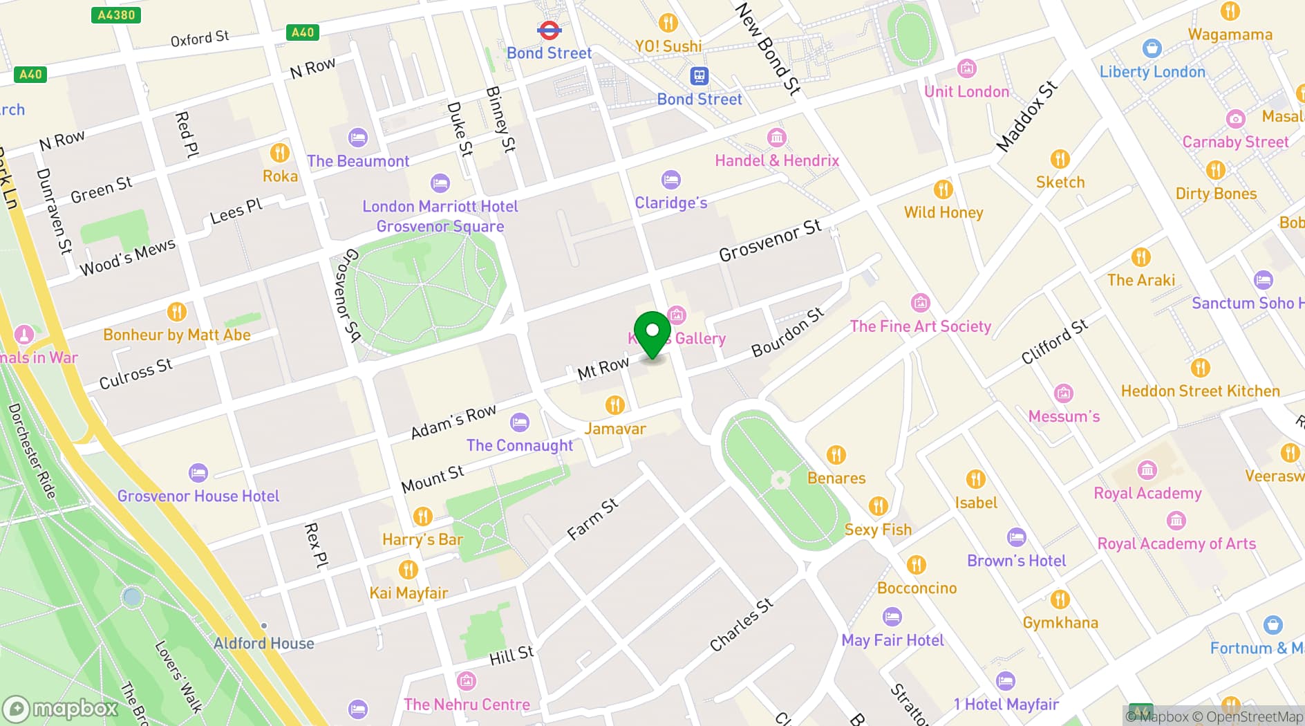 Map showing Sale e Pepe Terrazza