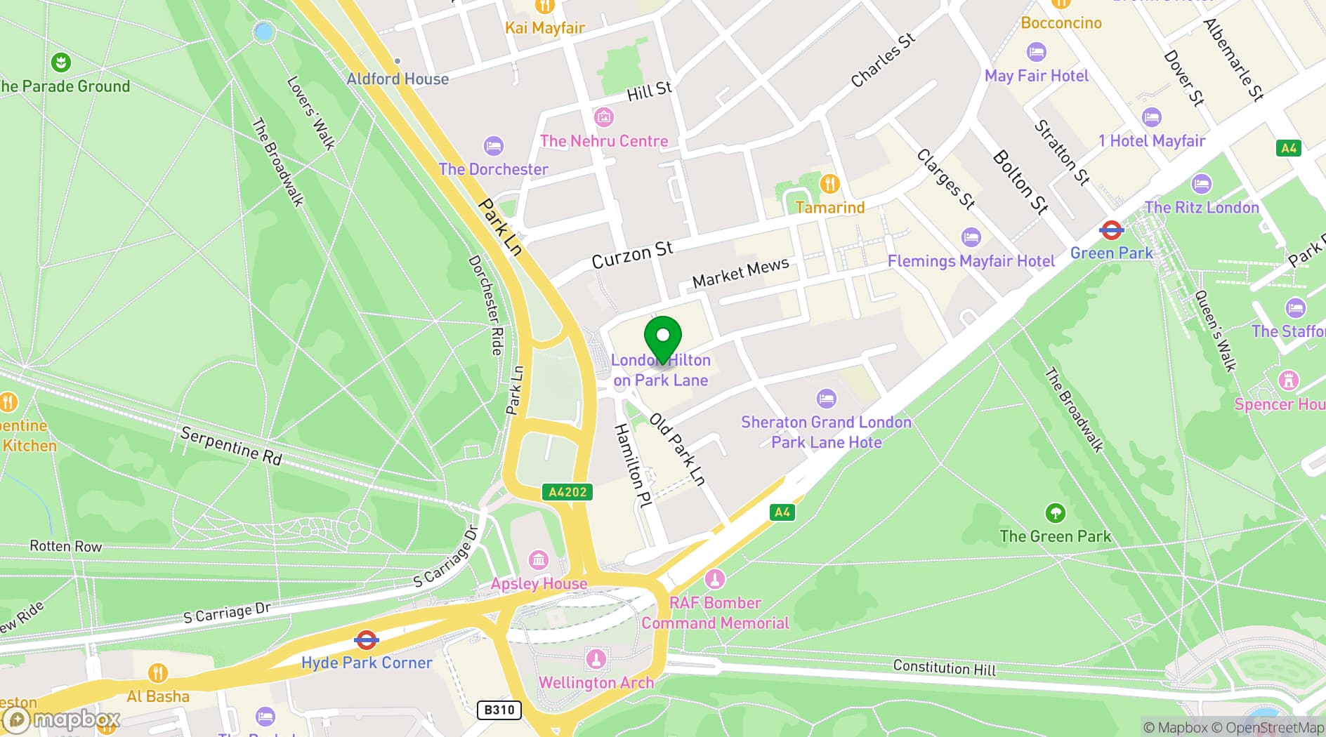 Map showing Wyld Club